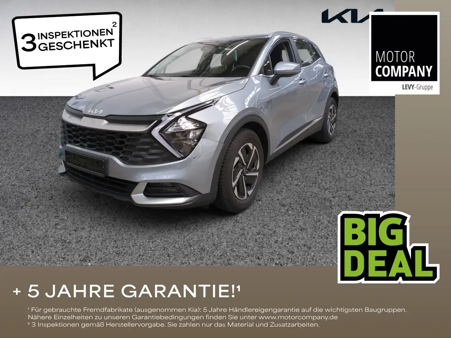 Kia Sportage 1.6 D 48V +Automatik+Navi+R.Kam+Allwett Stříbrná - 1