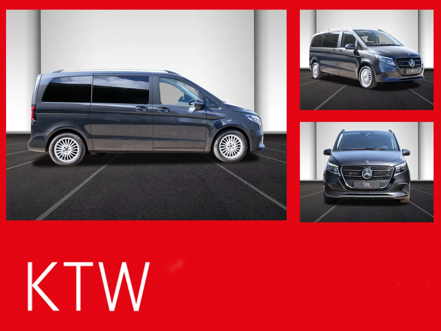 Mercedes-Benz V 220 d STYLE kompakt,8Sitzer,Standheizung,AHK Gris - 1