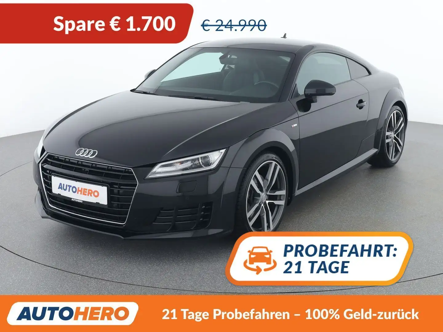 Audi TT 1.8 TFSI Coupe S-Line Schwarz - 1