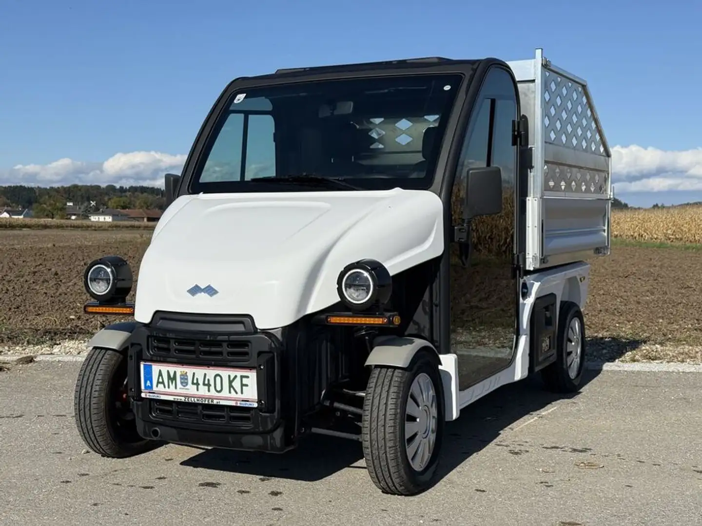 Ligier 4 Elektro Pritsche & Kipper Білий - 2