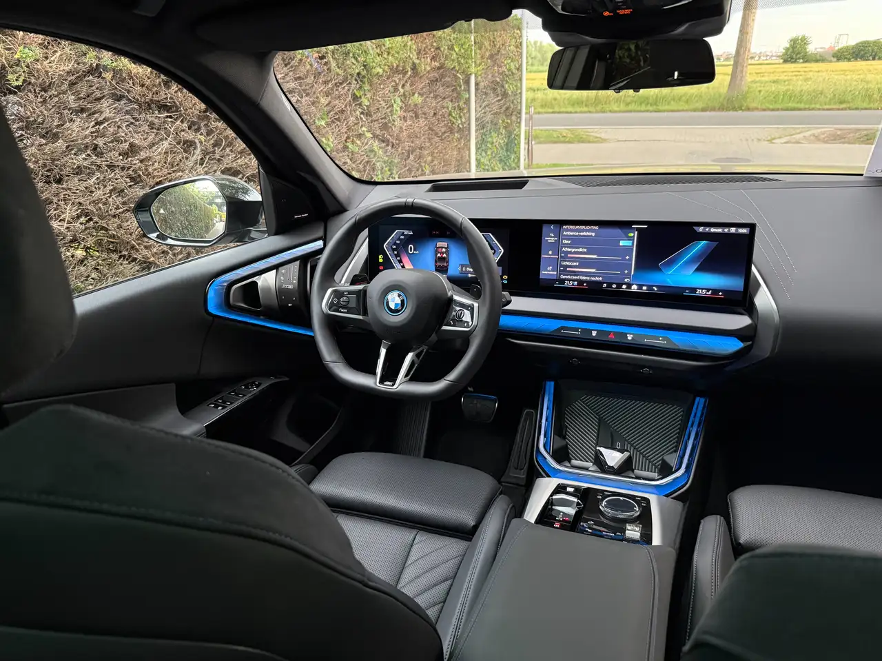 BMW X3 M-Pro,Geventileerde-Verwarmde zetels met memory,Panoramisch Glas dak,Head UP display,Leder,Camera 360°,Trekhaak,Sfeerlich, миниатюра 3