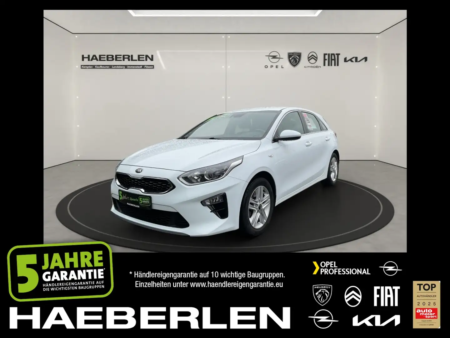 Kia Ceed / cee'd Ceed 1.5 T-GDI Vision Navi+SHZ+2xKlima+Kam.+LM Weiß - 1