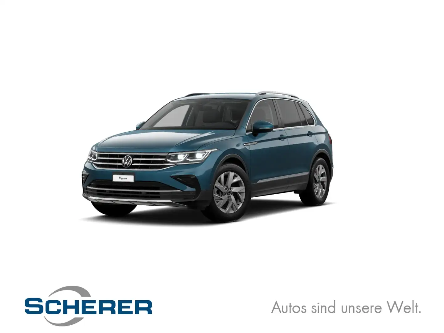 Volkswagen Tiguan 2.0 TSI DSG 4Mot. Elegance, Navi, Sitzh., Blau - 1