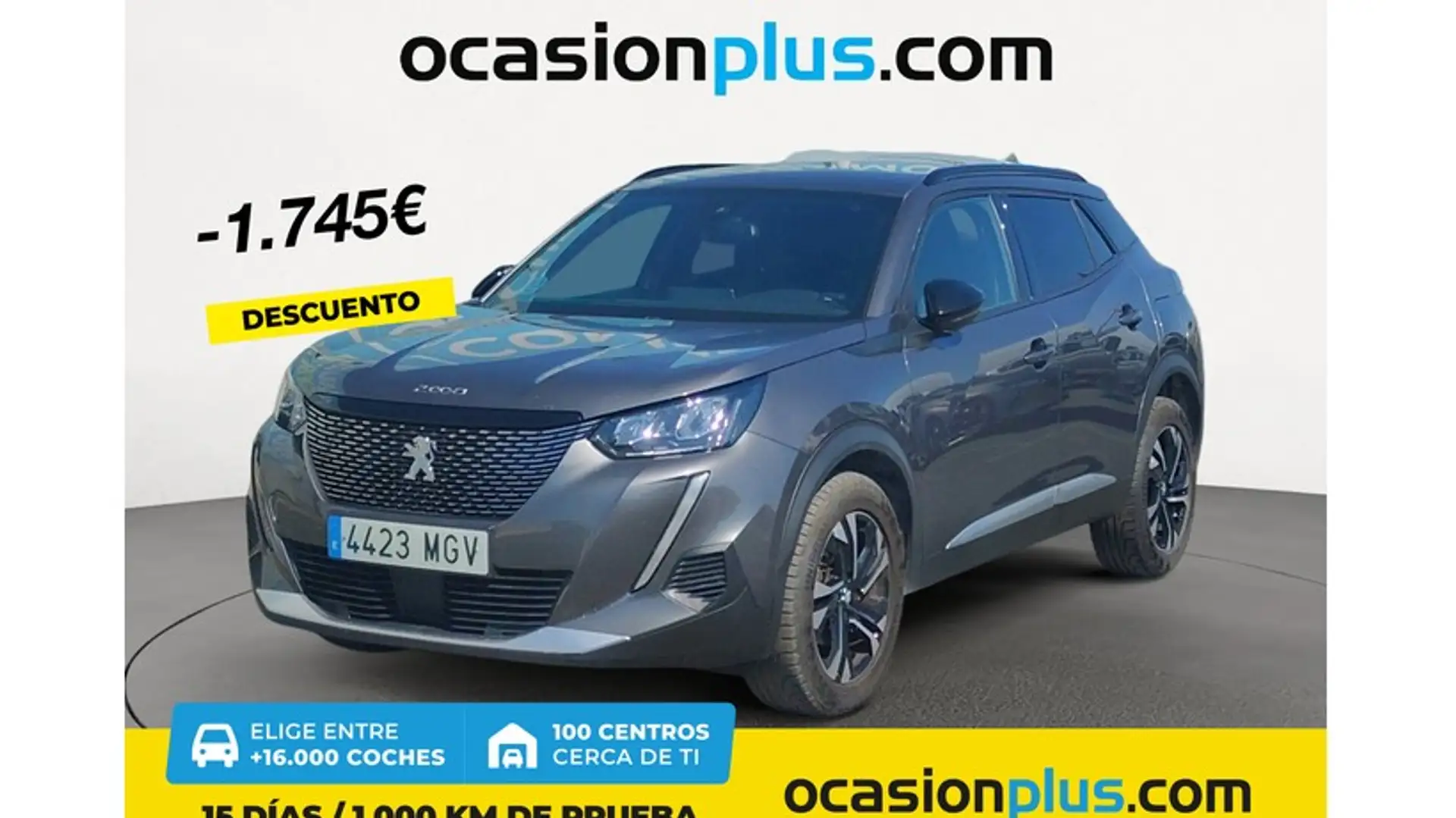 Peugeot 2008 1.2 PureTech S&S Allure 100 Grijs - 1