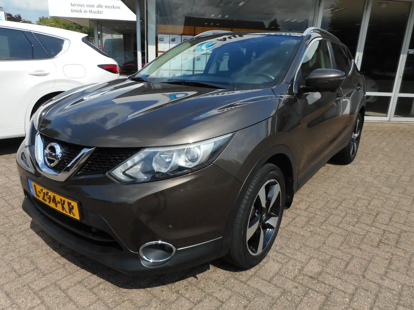 Nissan Qashqai 1.2 Tekna pano dak afn trekhaak Brun - 2