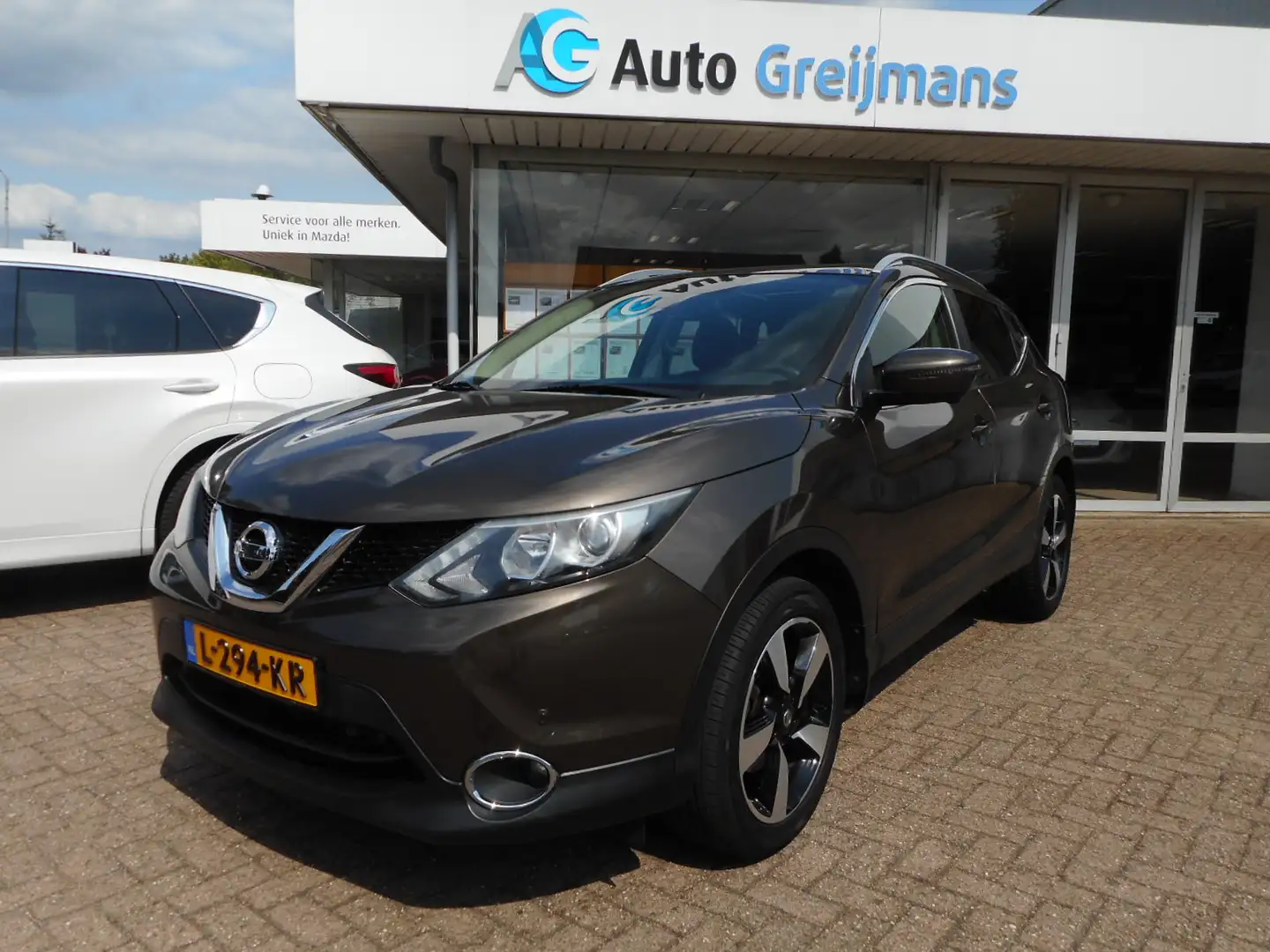 Nissan Qashqai 1.2 Tekna pano dak afn trekhaak Brun - 1