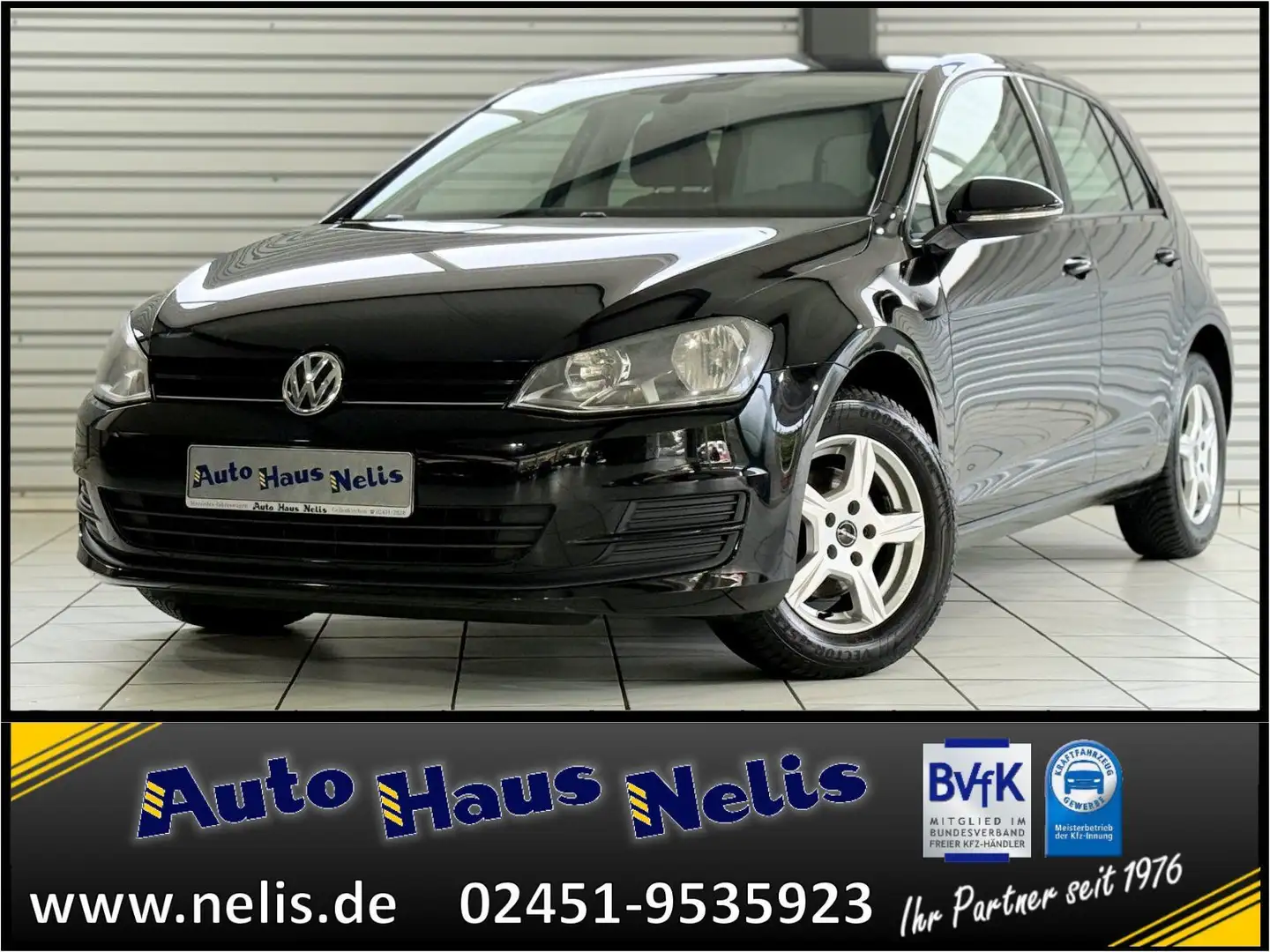 Volkswagen Golf VII 1,2 TSI Trendline RadioMP3 Touch SD-Slo Schwarz - 1