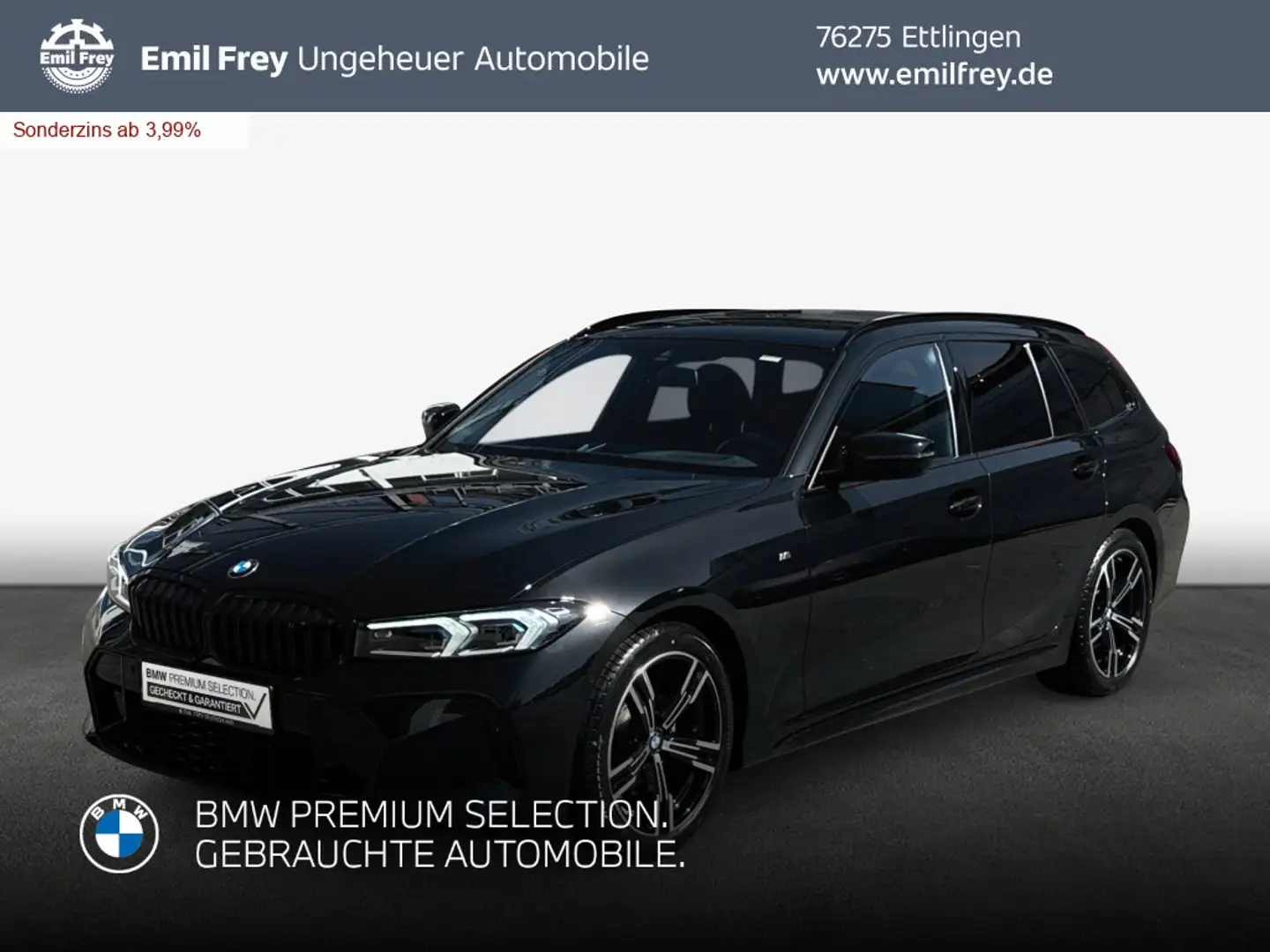 BMW 318 i Touring Aut. *SHZ*LED*Sportpaket* Schwarz - 1