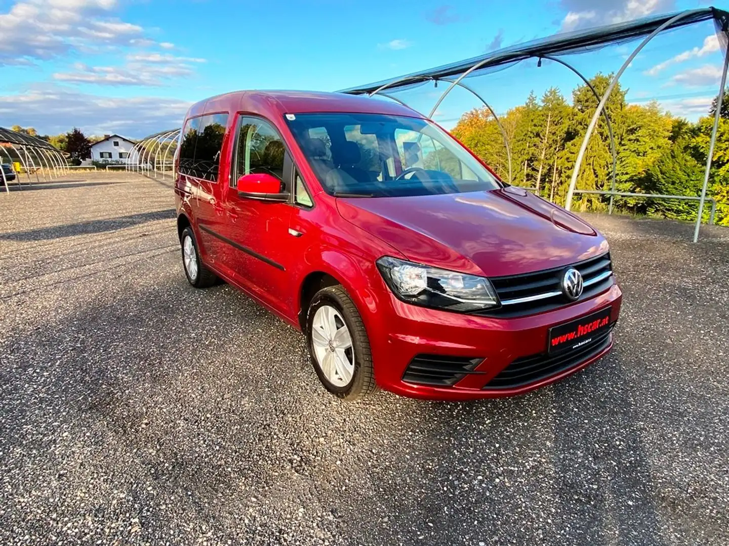 Volkswagen Caddy Caddy Kombi Family 2,0 TDI-Sitzheizung-PDC Rot - 2