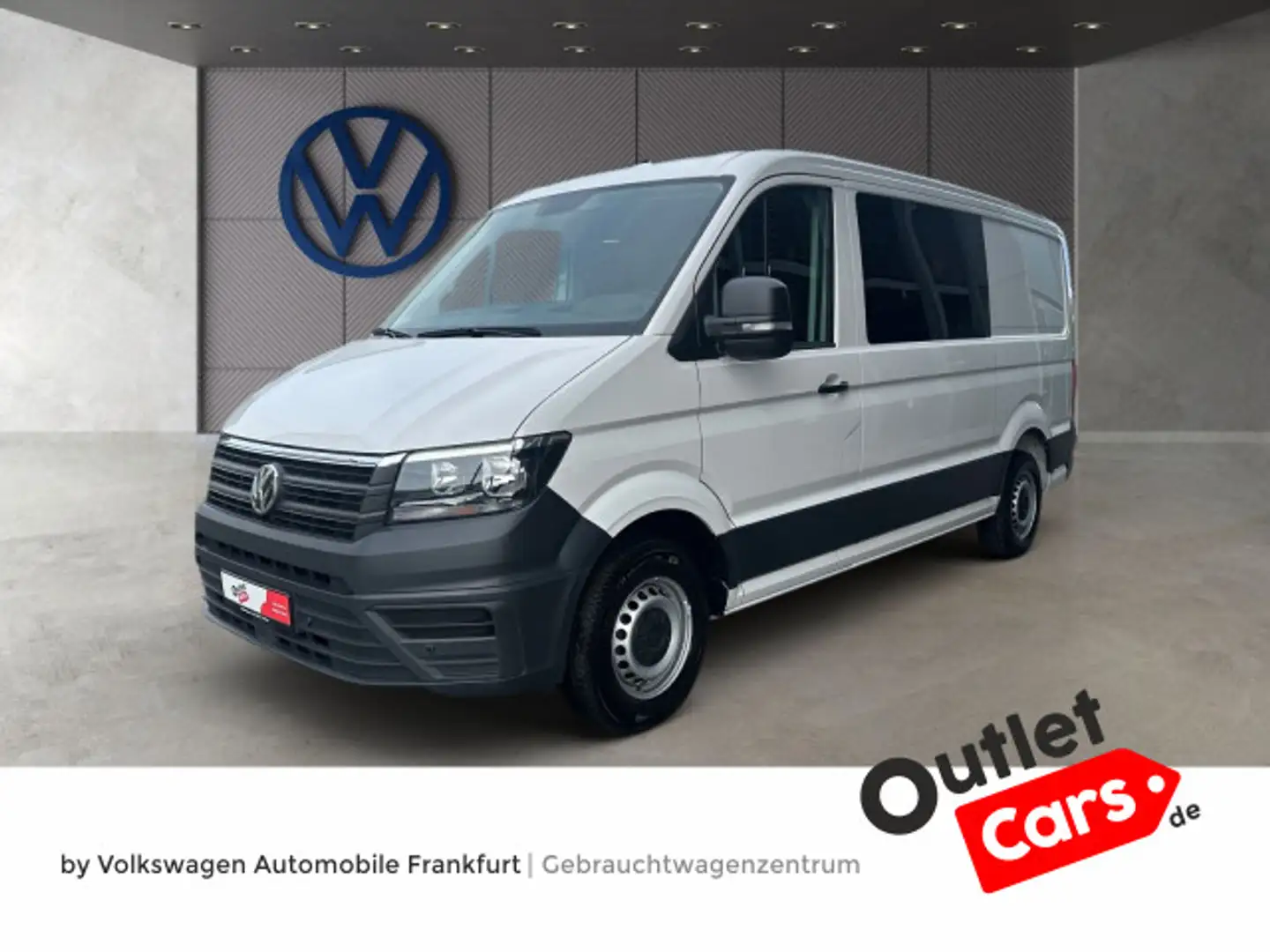 Volkswagen Crafter 35 Kasten 2.0 TDI Navi DAB+ Wit - 1