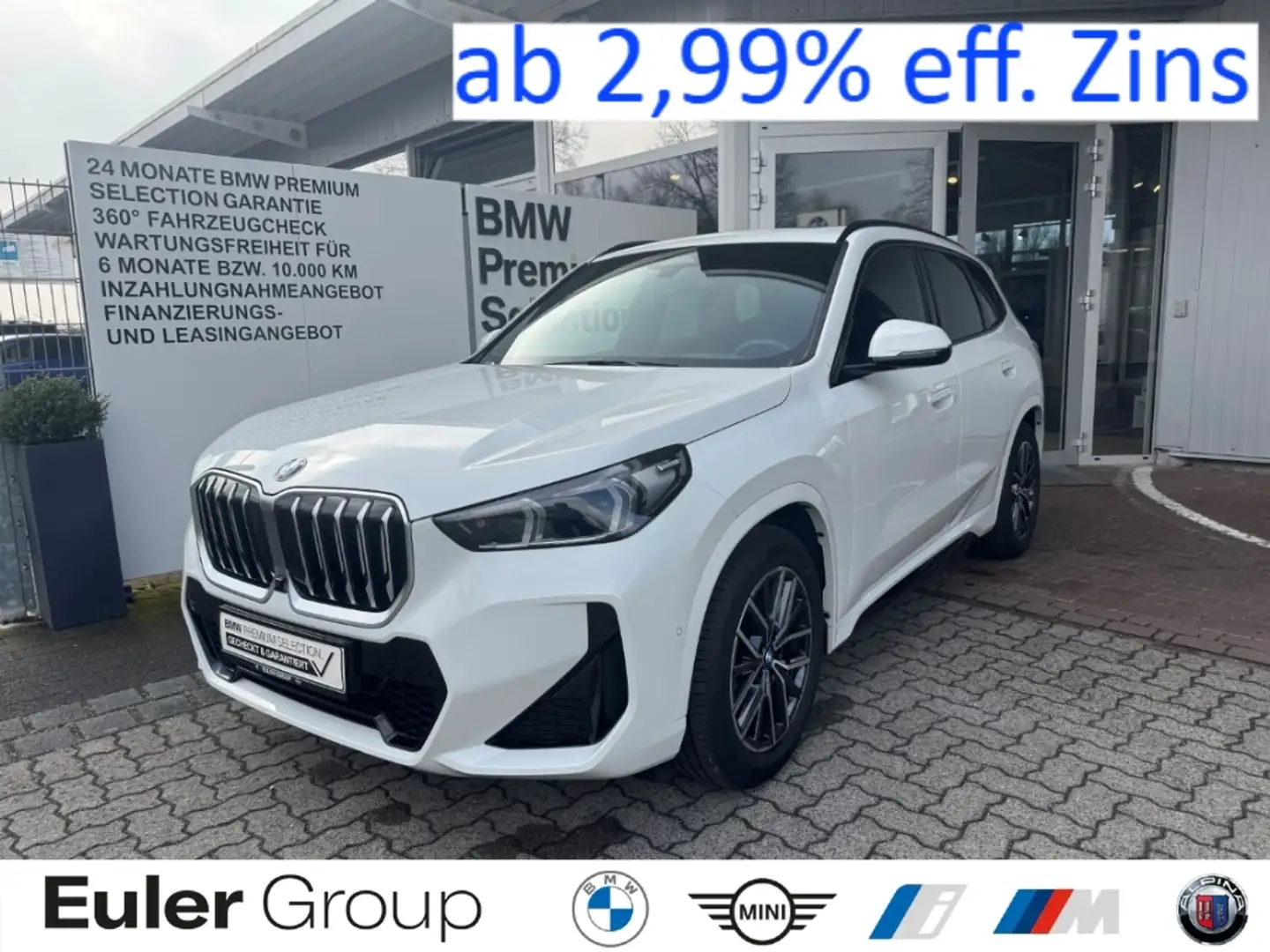 BMW X1 sDrive18iA M Sport 18'' AHK Pano HUD ParkAss+ LCPr Weiß - 1