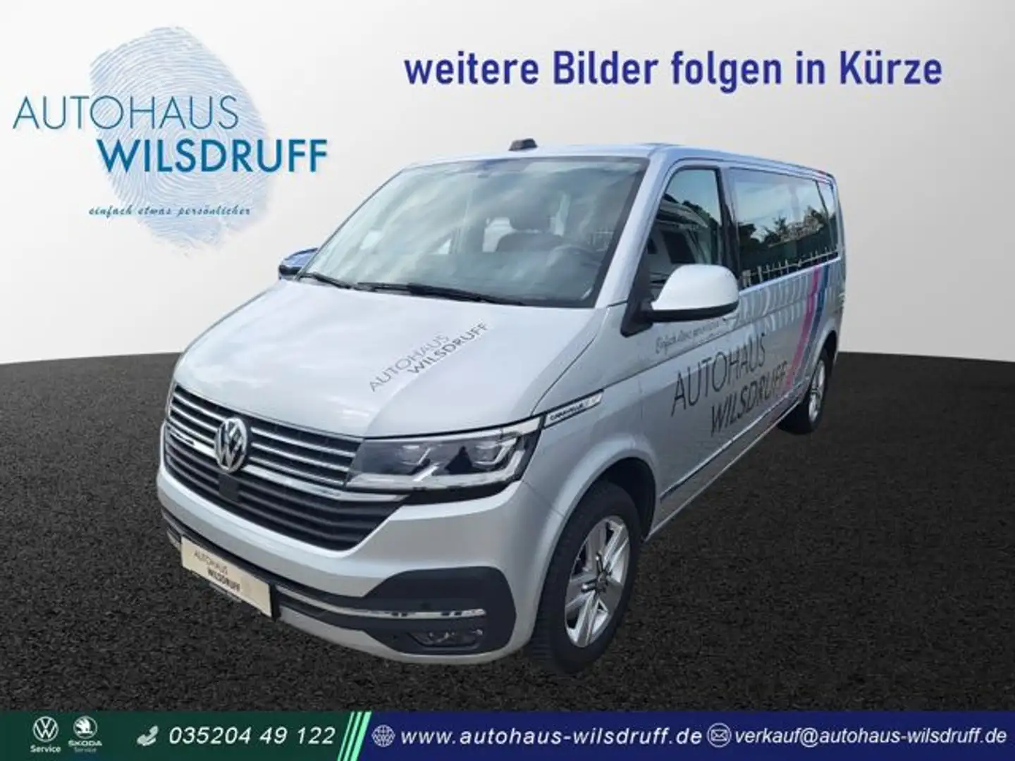 Volkswagen T6.1 2.0 TDi Caravelle Comfortline lang*LED*9-Sitz Сірий - 1