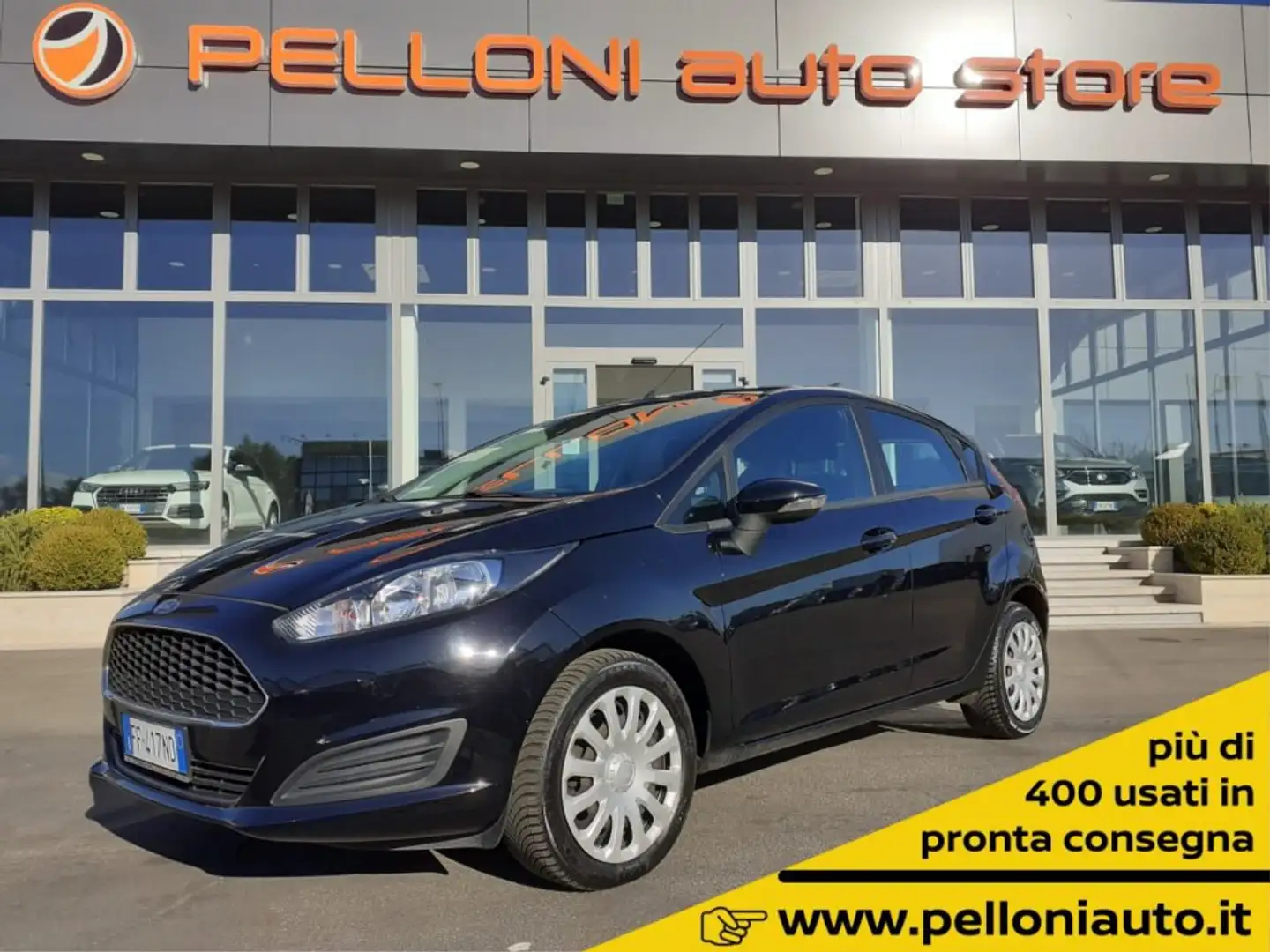 Ford Fiesta 1.4 5 PORTE GPL - KM CERTIFICATI-GARANZIA Nero - 1