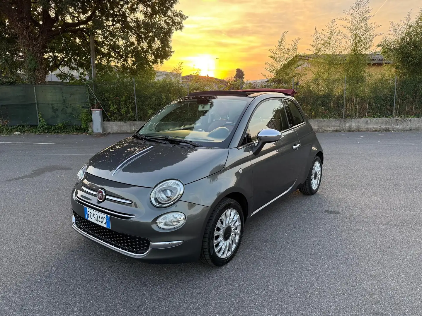 Fiat 500C 500C 1.2 Lounge 69cv dualogic Gris - 1