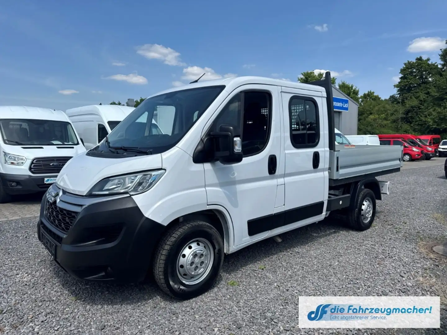 Citroen Jumper DoKa Pritsche 35 L4H2 Control Heavy HDi 140 Wit - 2