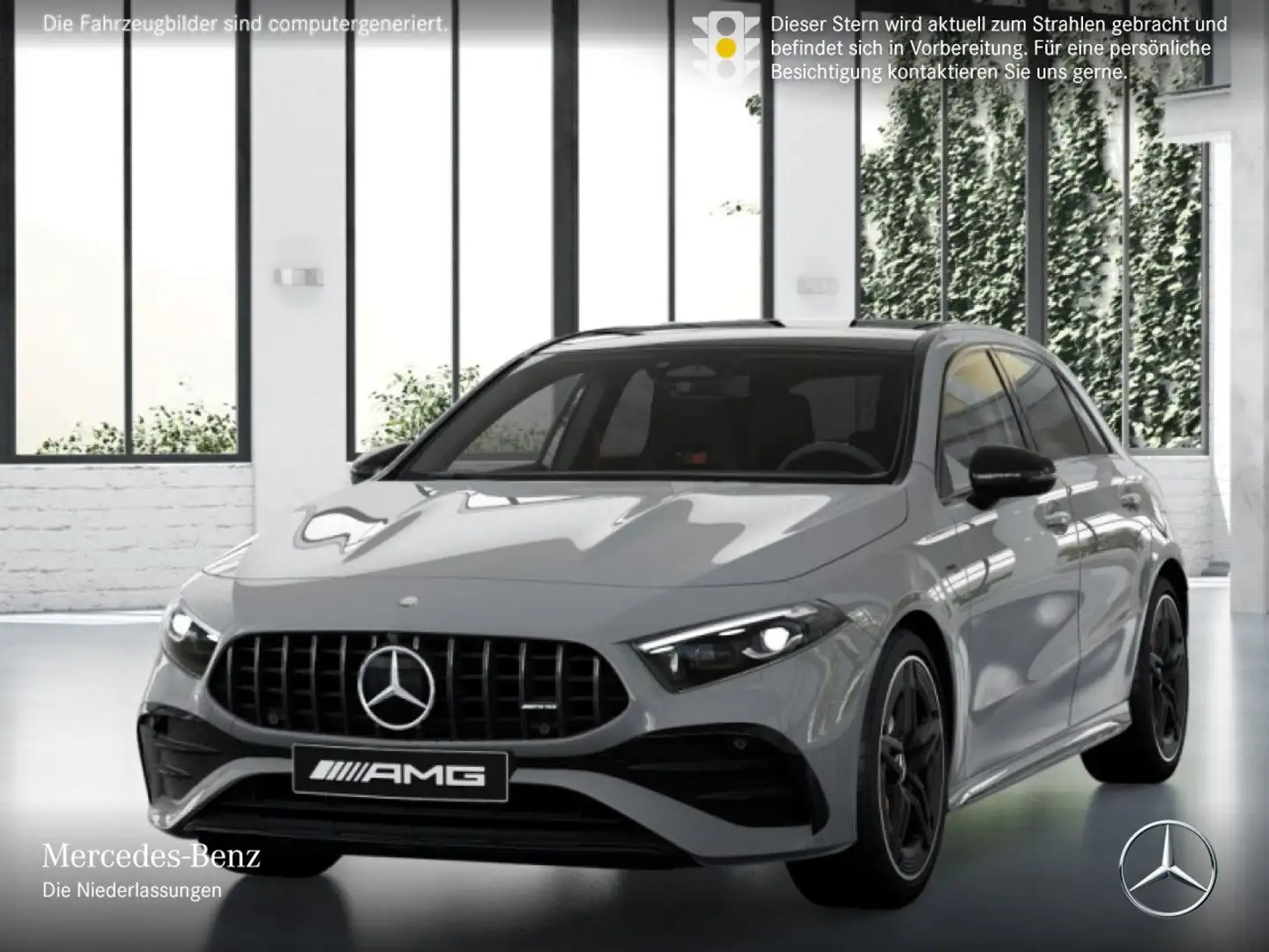 Mercedes-Benz A 35 AMG A 35 4M Kompakt AMG+PANO+AHK+MULTIBEAM+KAMERA+TOTW Grau - 2