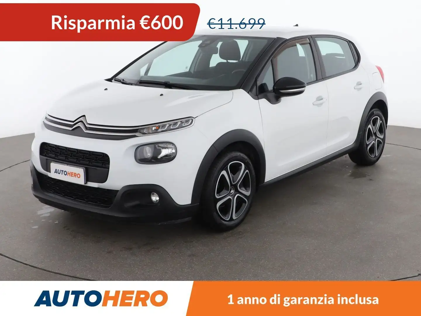Citroen C3 1.5 Blue-HDi Feel 100 CV Bianco - 1