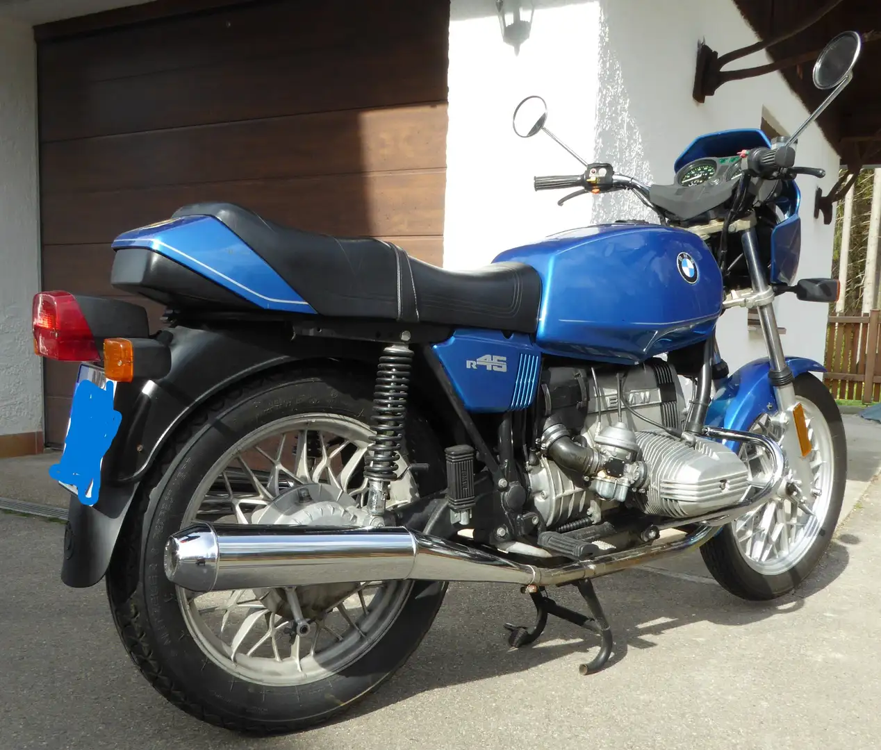 BMW R 45 Blauw - 2