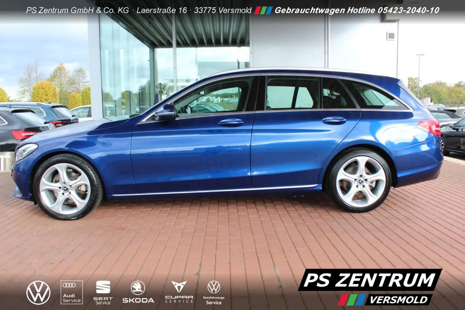 Mercedes-Benz C 220 d T Modell Avantgarde AKH NAVI PANO LED Blu/Azzurro - 2