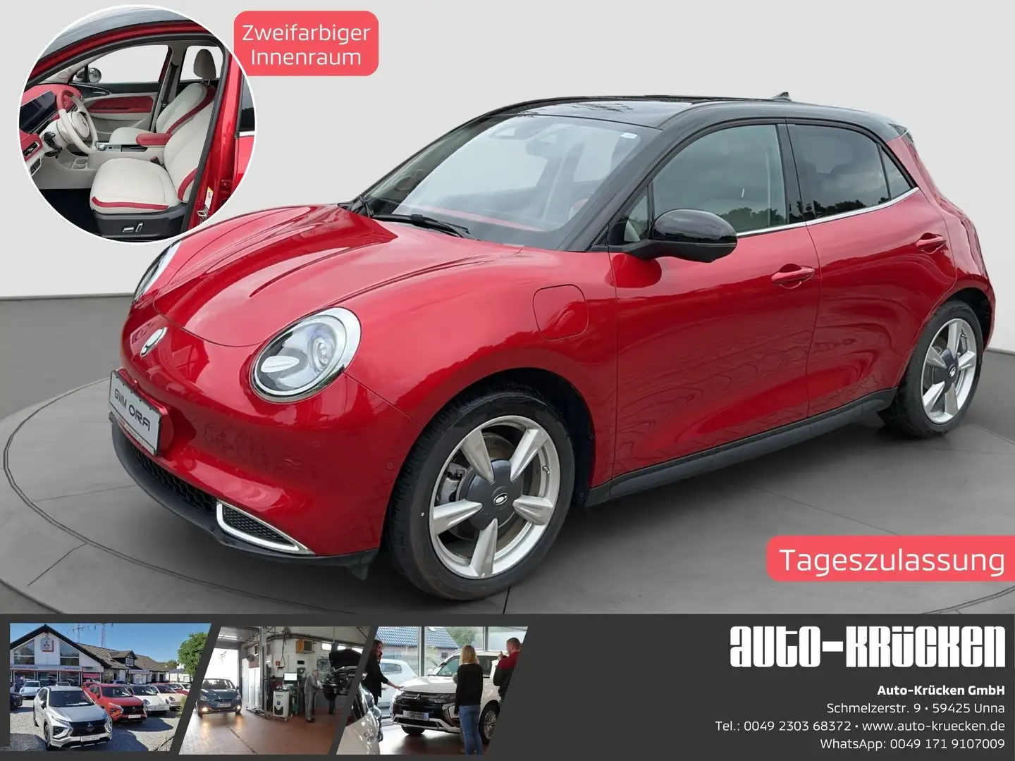 GWM ORA 03 400PRO+ zweifarbiger Innenraum Standheizung Rouge - 1