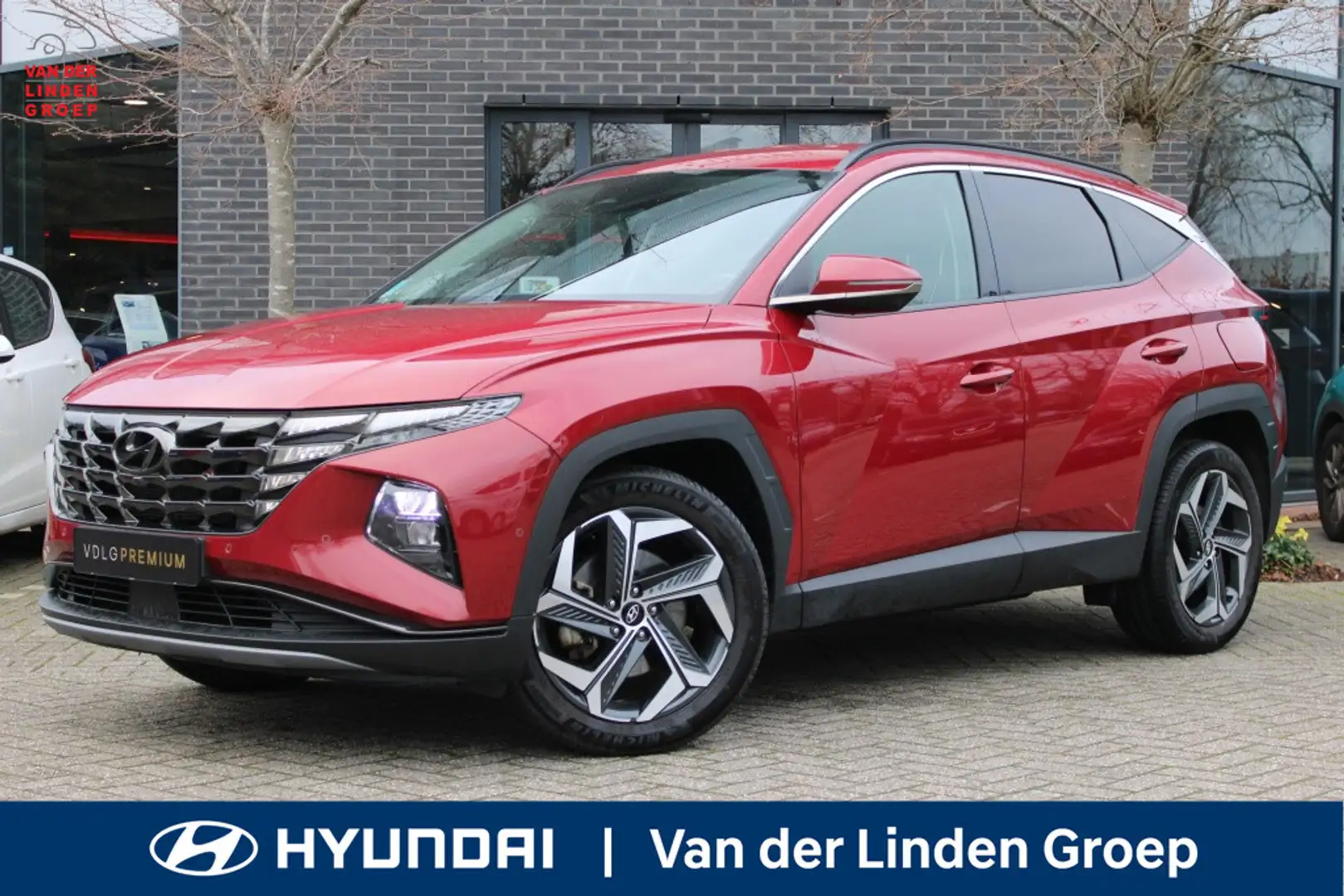 Hyundai TUCSON 1.6 T-GDI HEV Premium Leder/Navi/Carplay/19"/360 C Rojo - 1