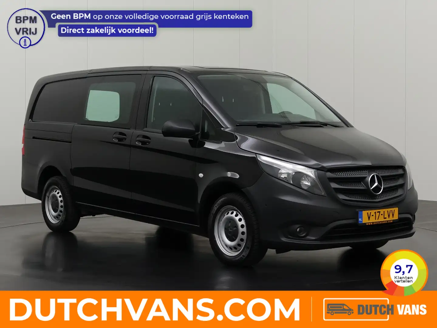 Mercedes-Benz Vito 114CDI Lang | Navigatie | Trekhaak | Airco | Cruis Noir - 1