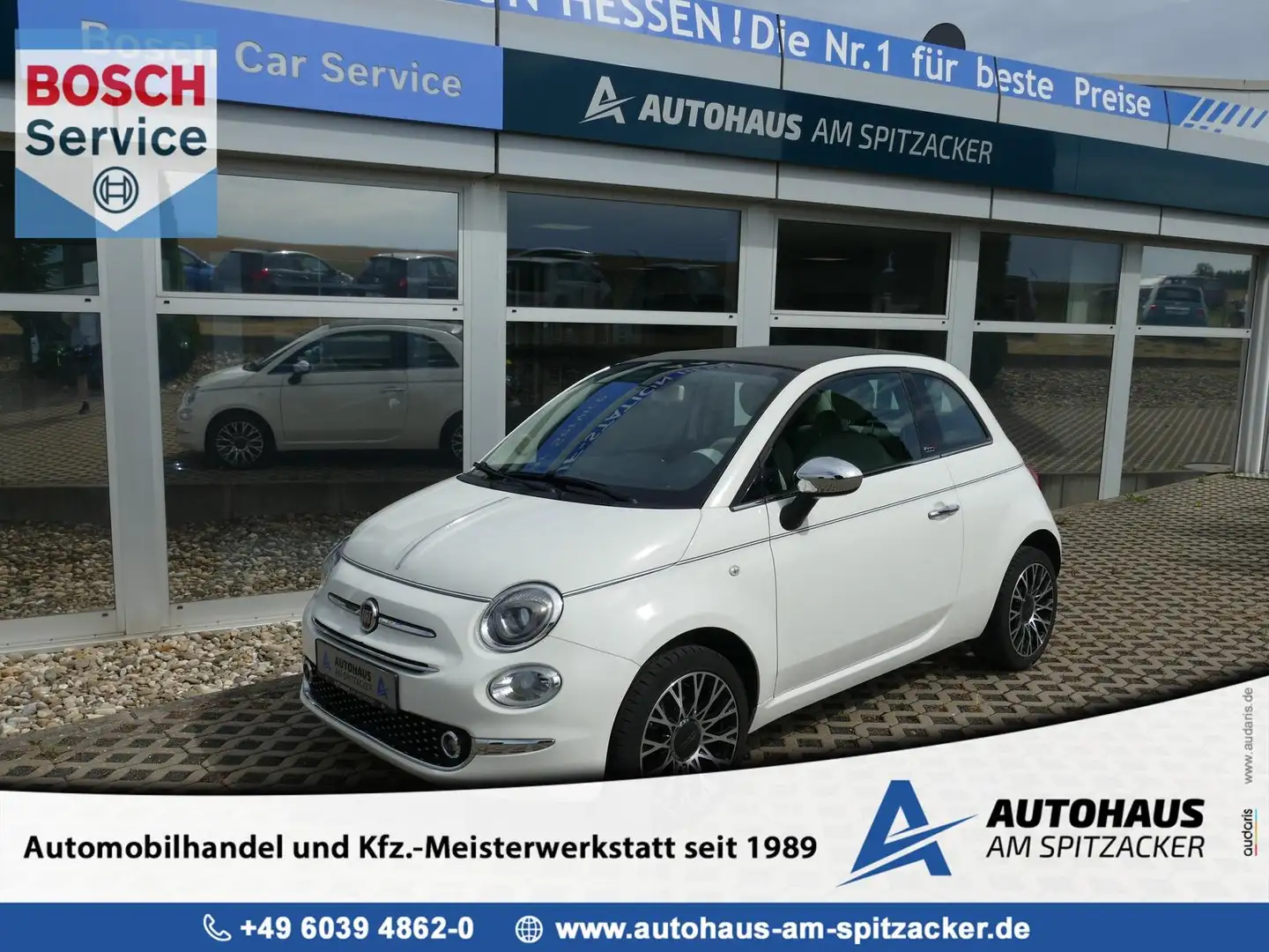 Fiat 500C 1.2 Collezione Weiß - 1