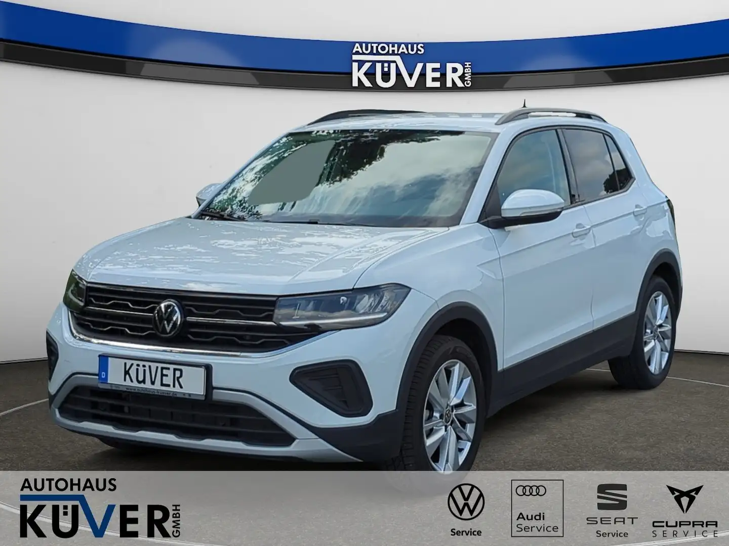 Volkswagen T-Cross Life 1.5 TSI DSG ACC+AHK+Shzg.+17 AUT Weiß - 1