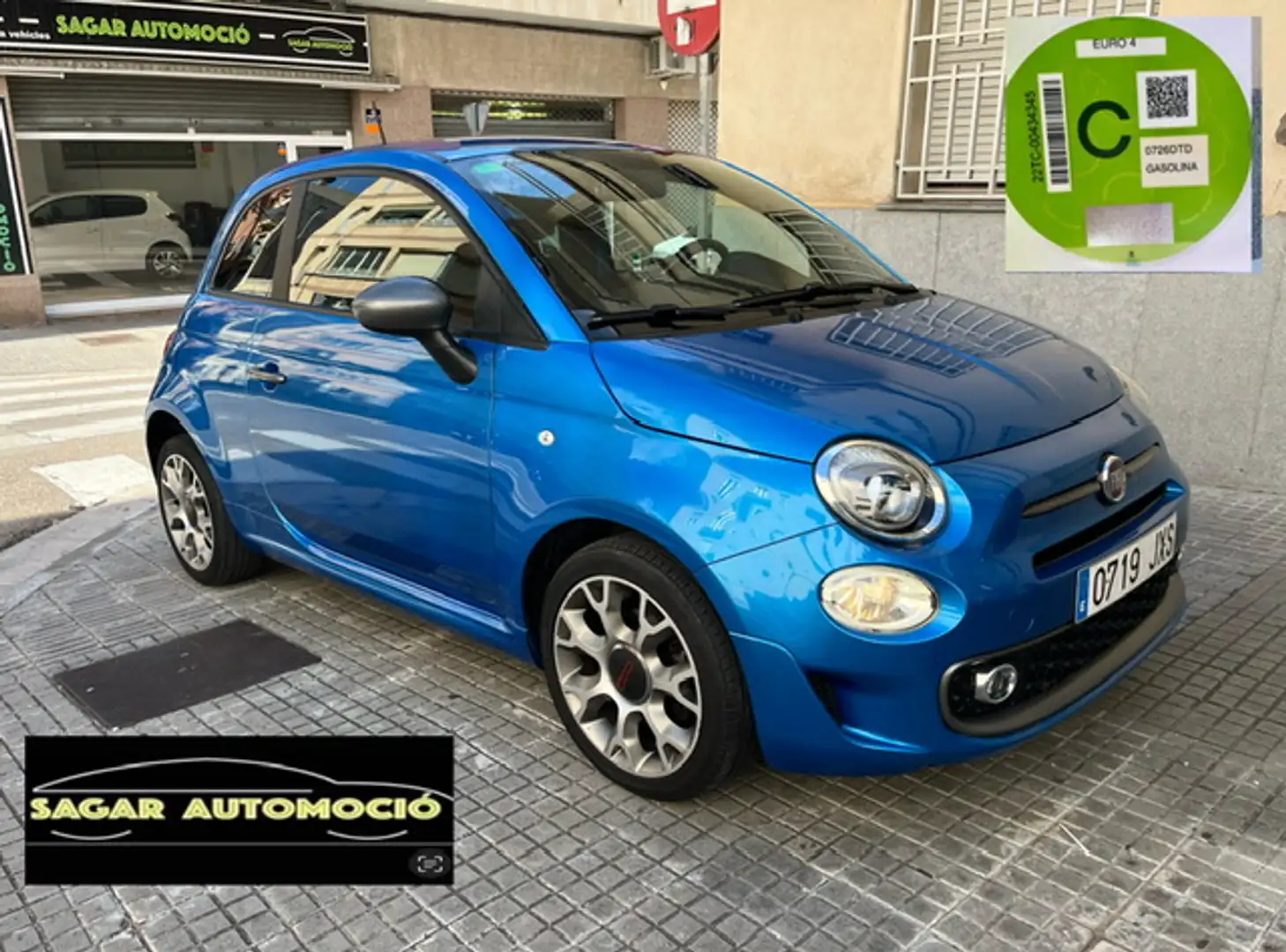 Fiat 500 1.2 S Bleu - 1