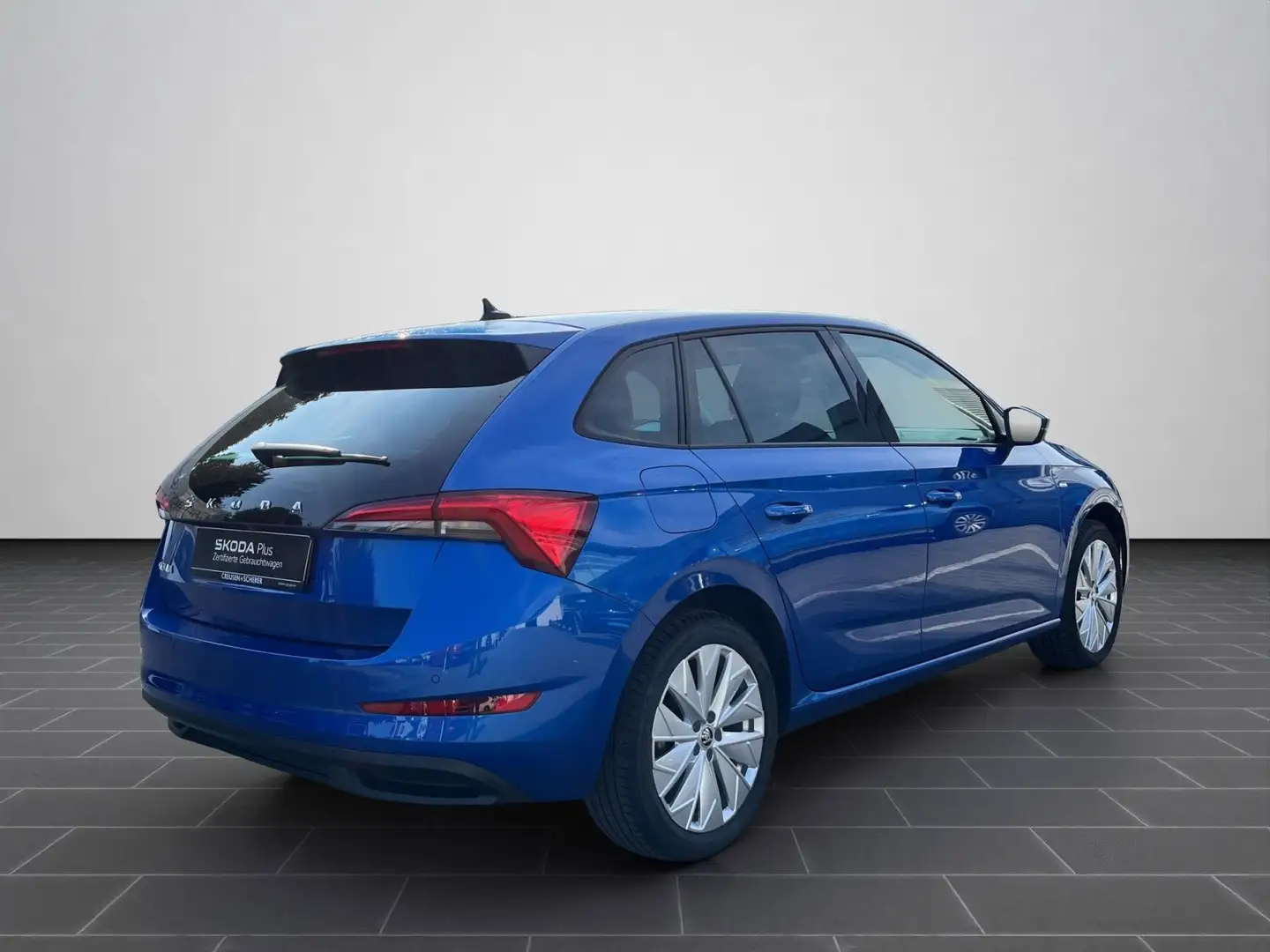 Skoda Scala 1.6 TDI DSG GRA SHZ LED RFK Blau - 2