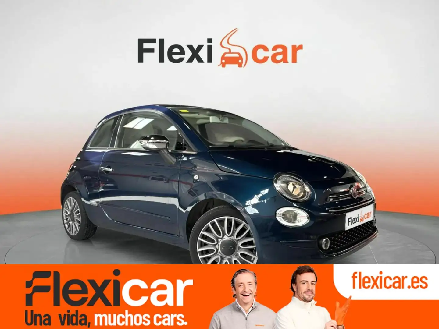 Fiat 500 1.2 Lounge Azul - 1