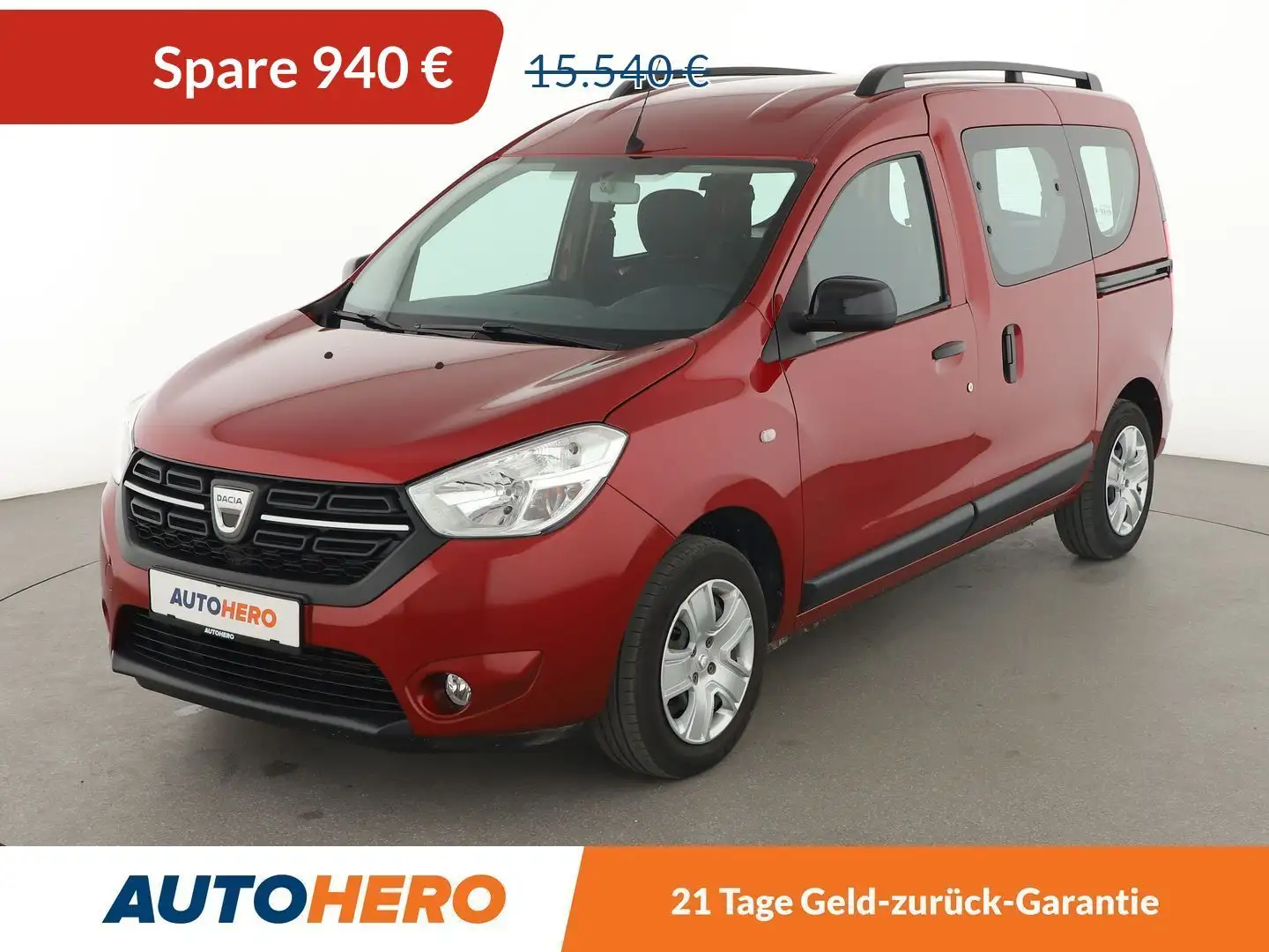 Dacia Dokker 1.6 SCe Comfort*NAVI*PDC*SHZ*KLIMA*TEMPO* Rot - 1