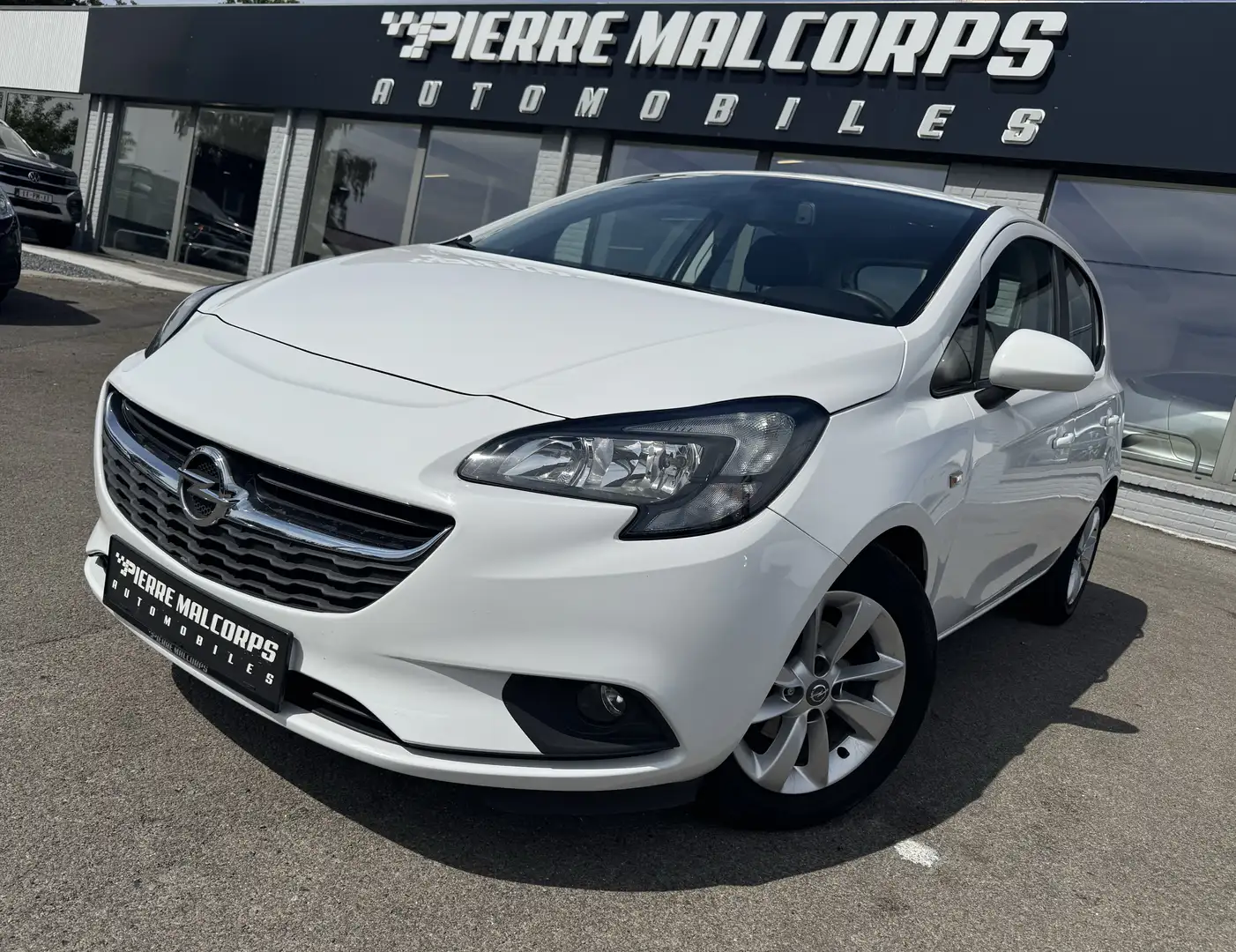 Opel Corsa 1.2i Edition / NAVI / CARPLAY / CLIM / CARNET Blanc - 1