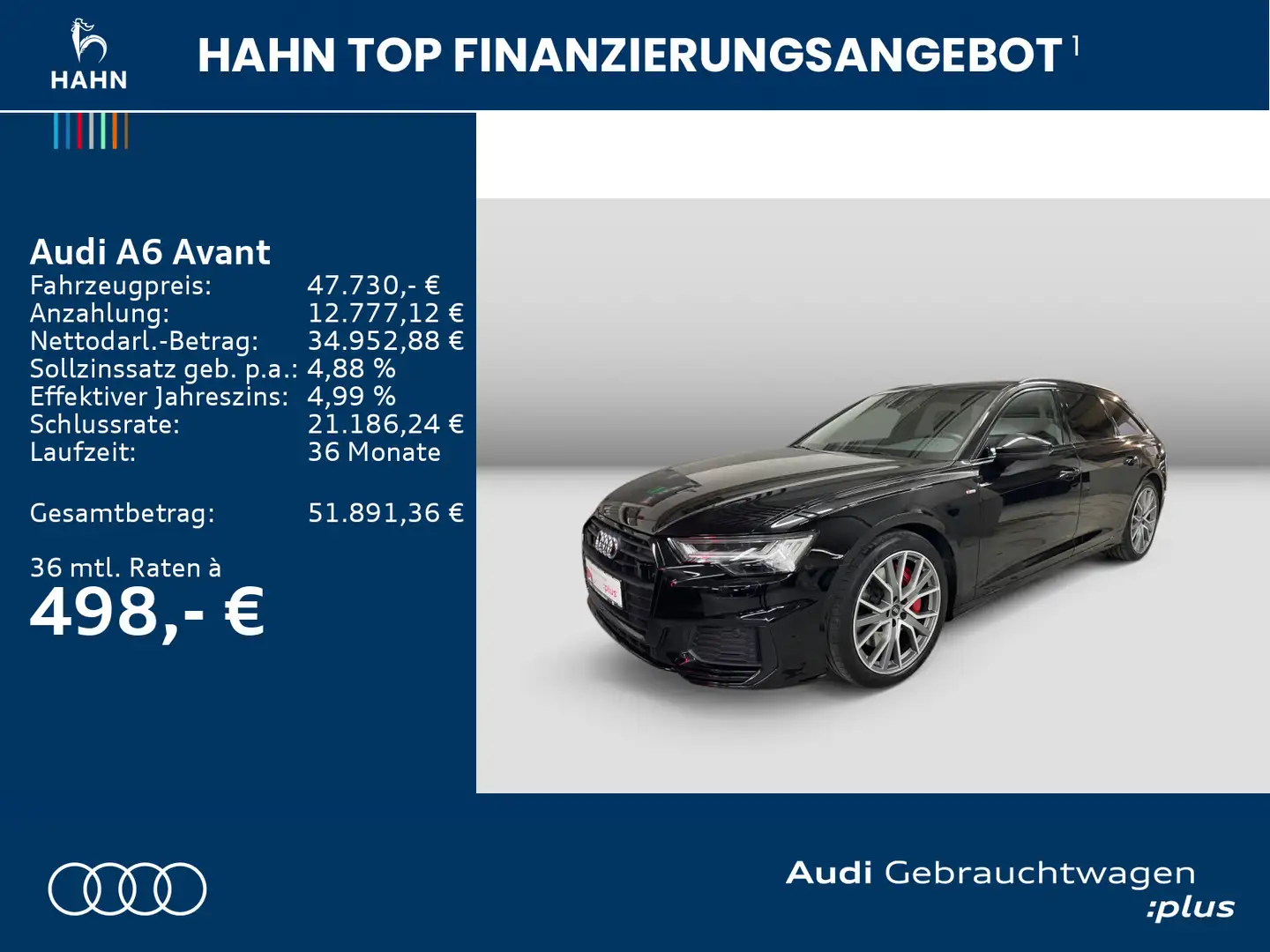 Audi A6 55TFSIe quattro S-trc HD Matrix AHK B&O Schwarz - 2