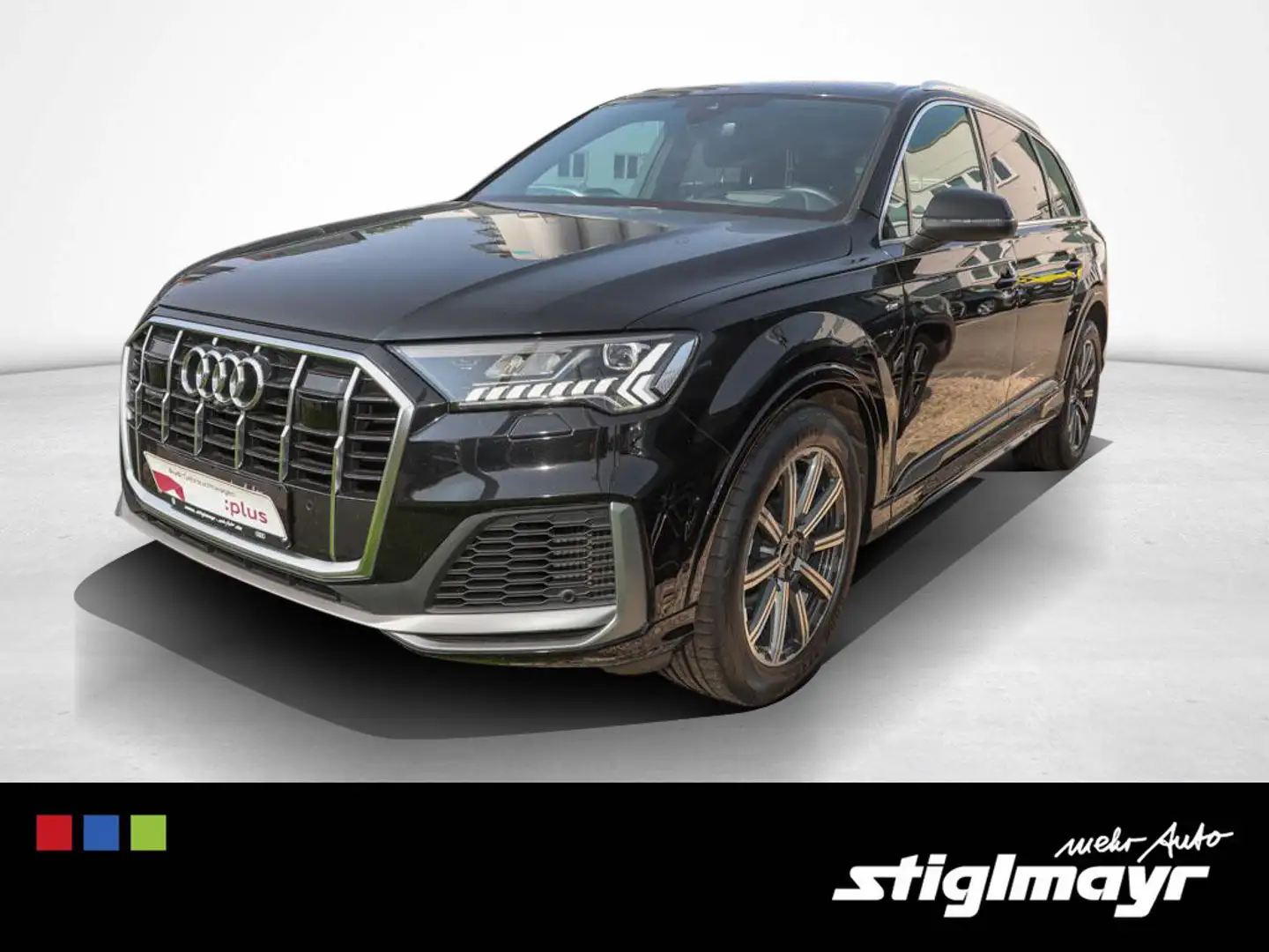 Audi Q7 S-line 55 TFSIe quattro LEDER+MATRIX+NAVI+20´ Noir - 1