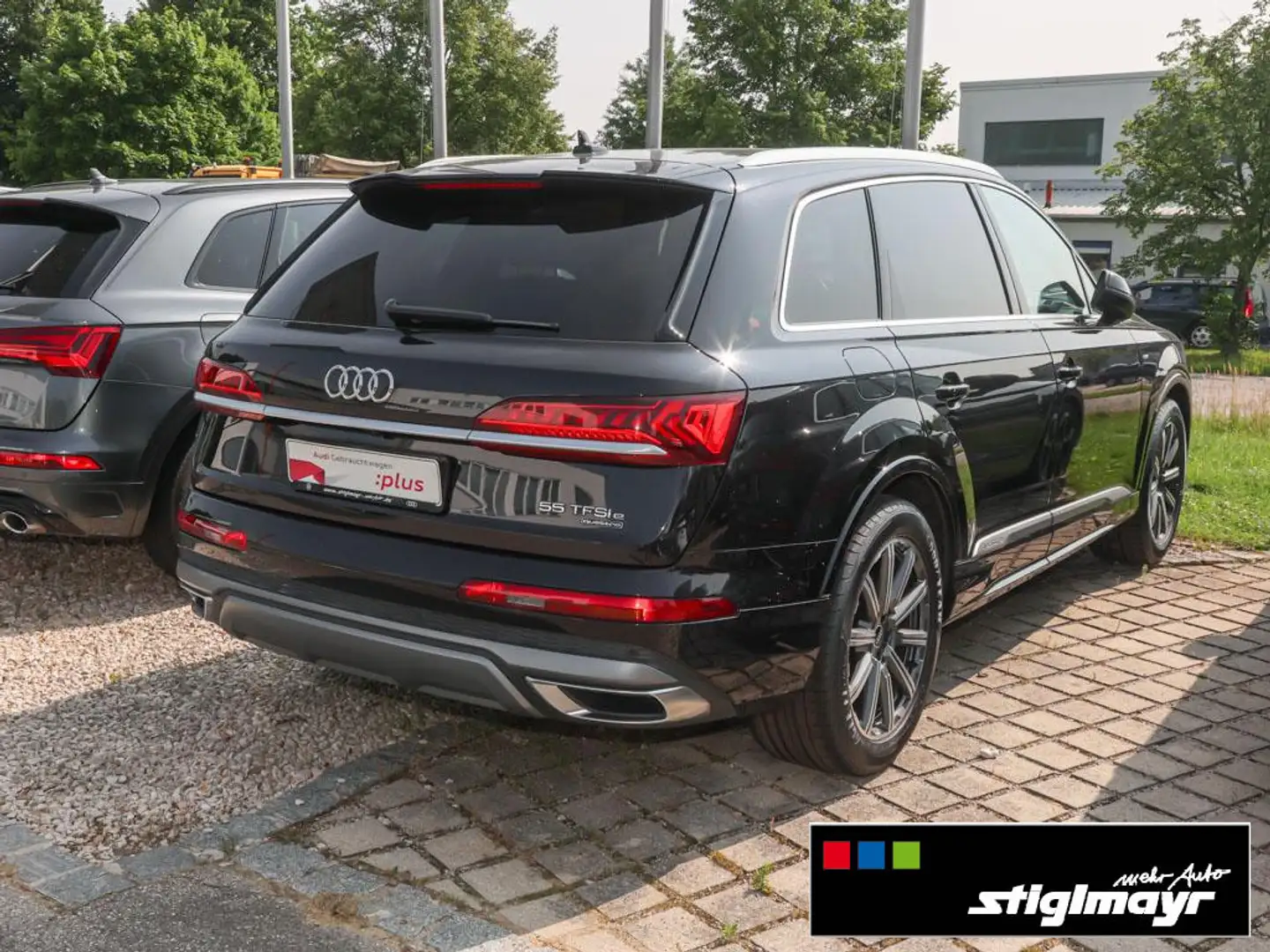 Audi Q7 S-line 55 TFSIe quattro LEDER+MATRIX+NAVI+20´ Noir - 2