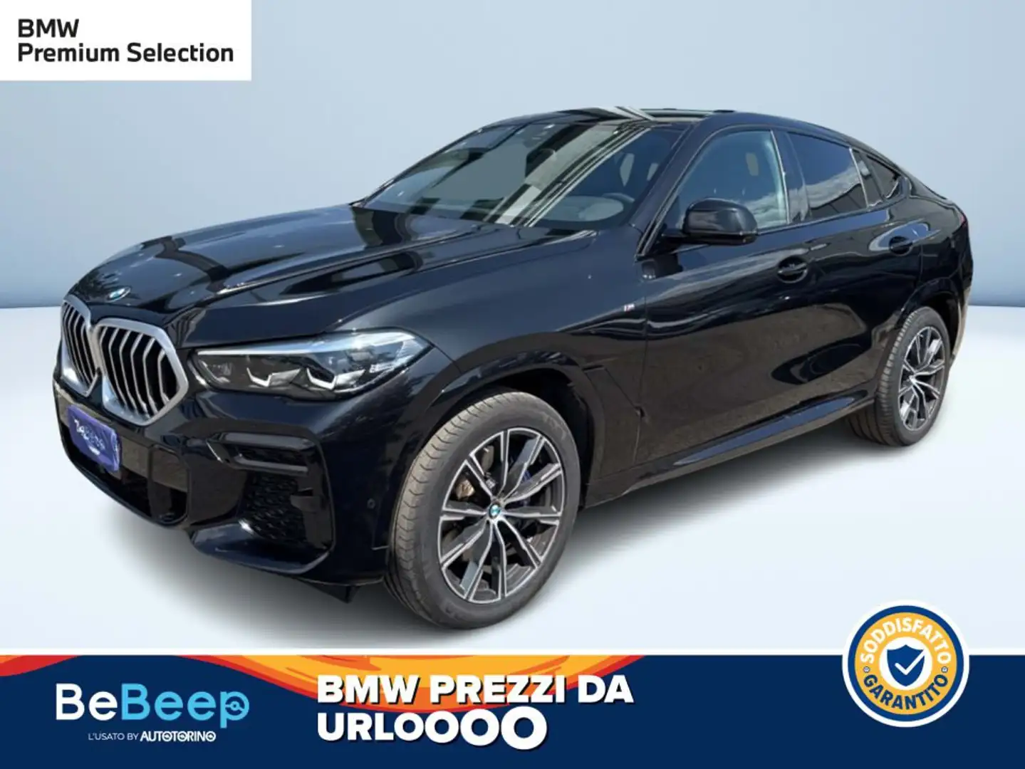 BMW X6 XDRIVE30D MHEV 48V MSPORT AUTO Zwart - 1
