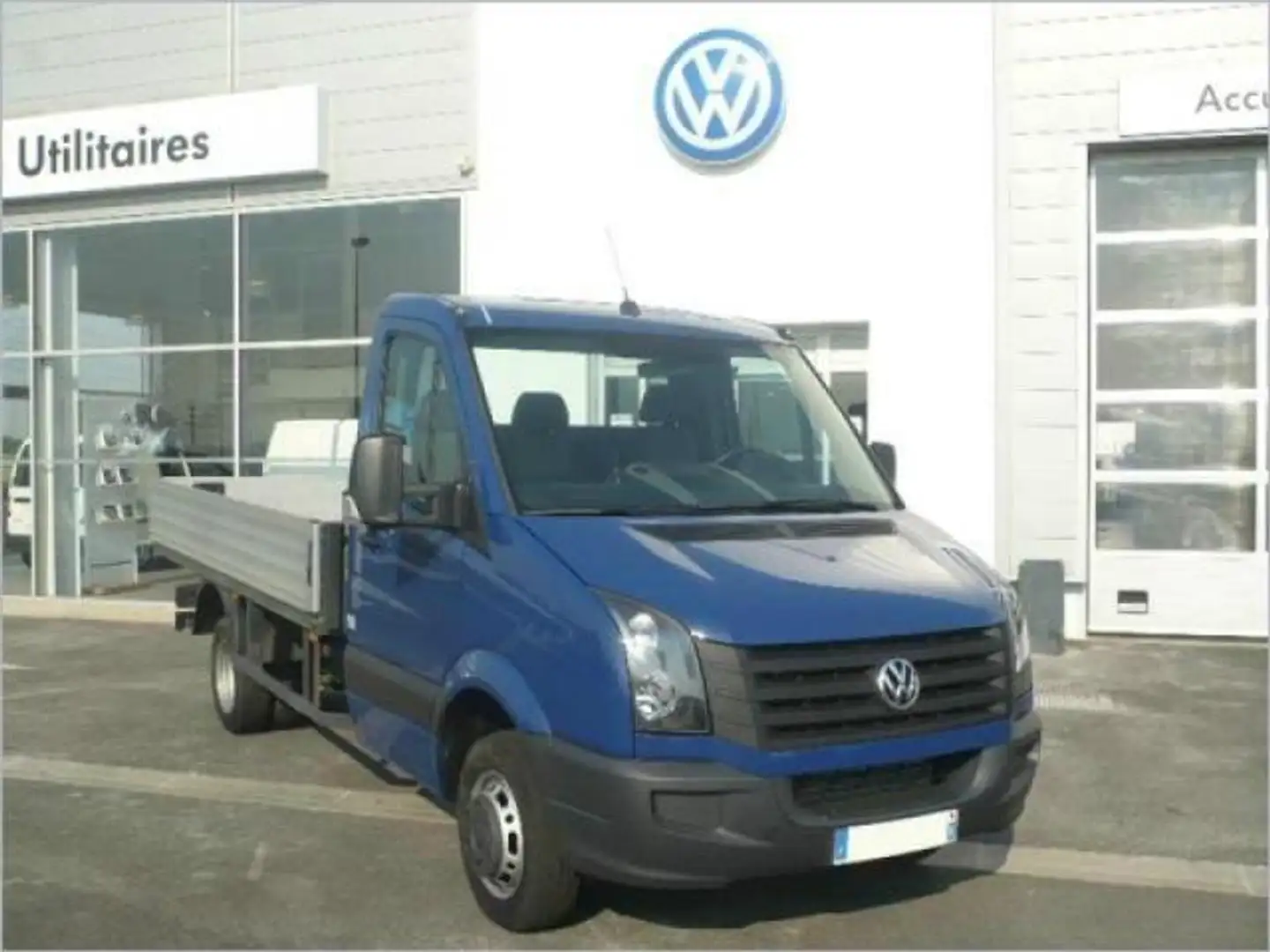 Volkswagen Crafter CRAFTER CHASSIS CABINE 50A L2 2.0 TDI 109 FAP EURO Bleu - 1