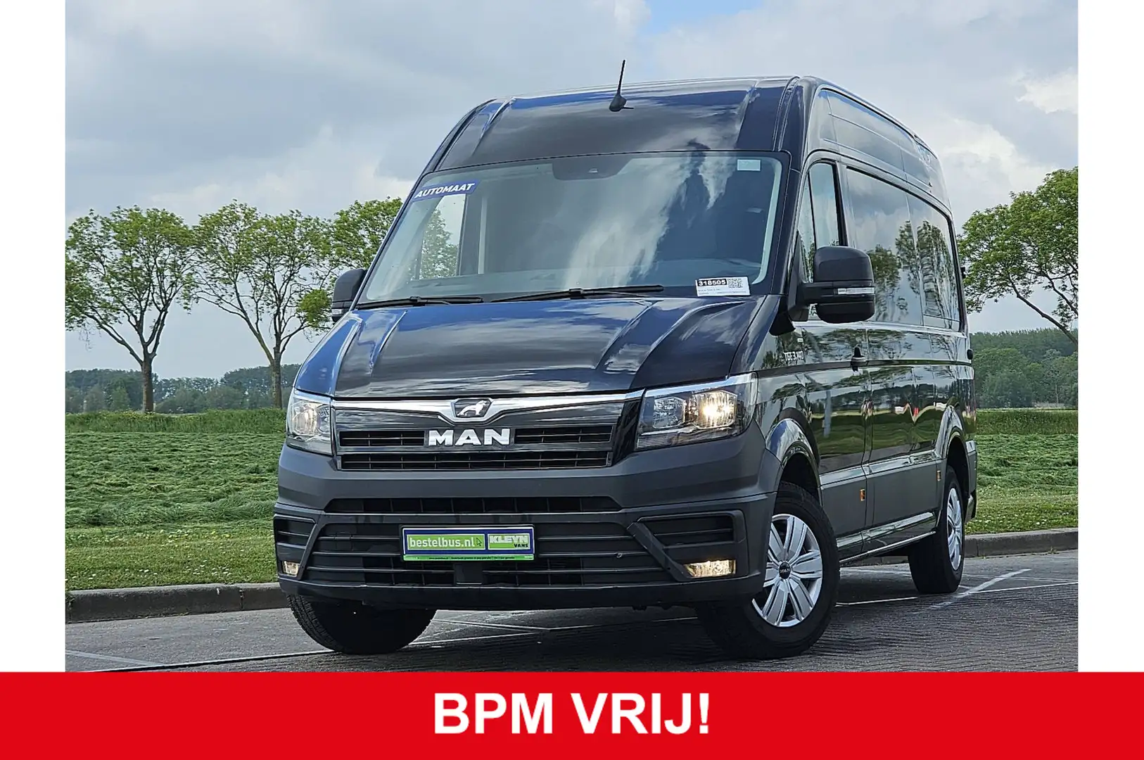 MAN TGE 3.140 Aut L3H3 Navi Trekhaak Camera Cruise Zwart - 2