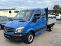 Mercedes-Benz Sprinter 313 CDI Pritsche/ DoKa 1.Hand 173 TKM Blau - thumbnail 1