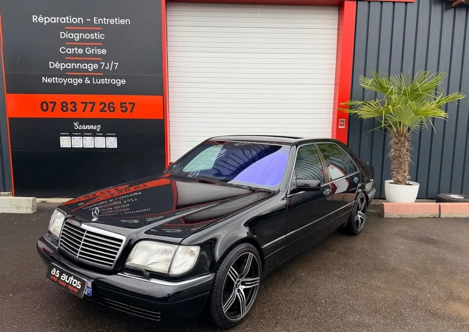 Mercedes-Benz S 420 420 W 140 limousine ÉTAT EXCEPTIONNEL FULL OPTIONS GPL - Schwarz - 2