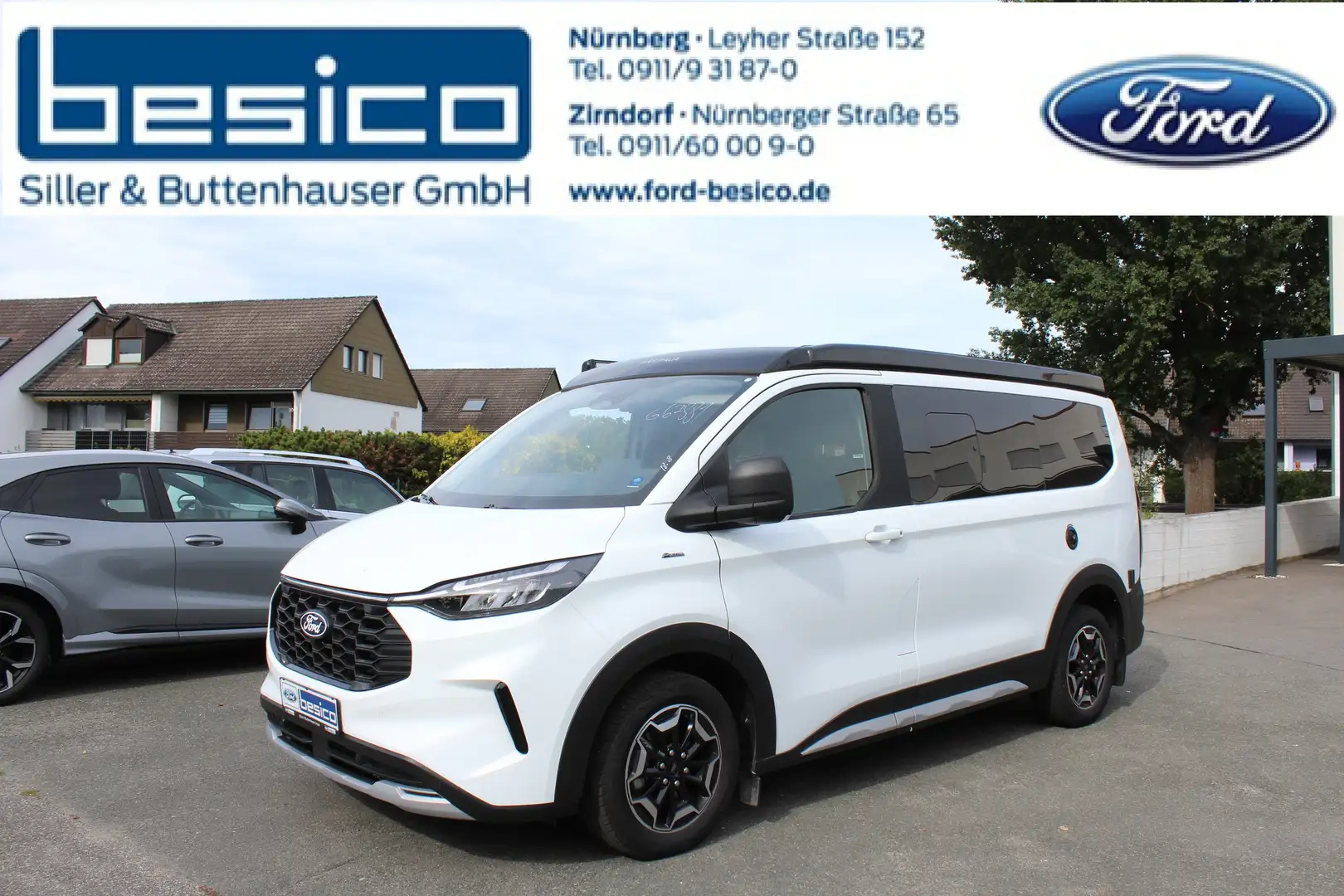 Ford Transit Custom Nugget Active L1 AD*Allrad*Automatik*Markise*ACC* Blanc - 1