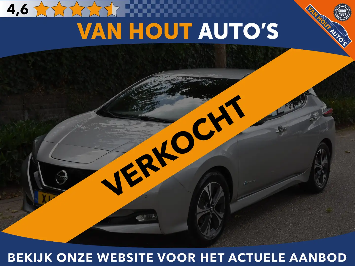 Nissan Leaf N-Connecta 40 kWh | 360 CAMERA | STOEL/STUUR VERW Grijs - 1