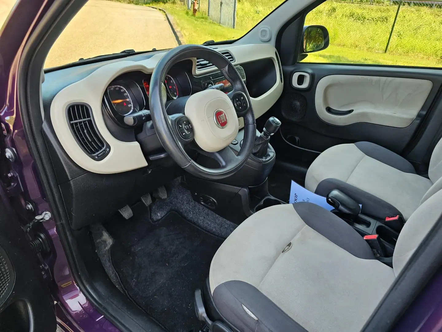 Fiat Panda 0.9 TwinAir Lounge AIRCO *apk:06-2026 Paars - 2