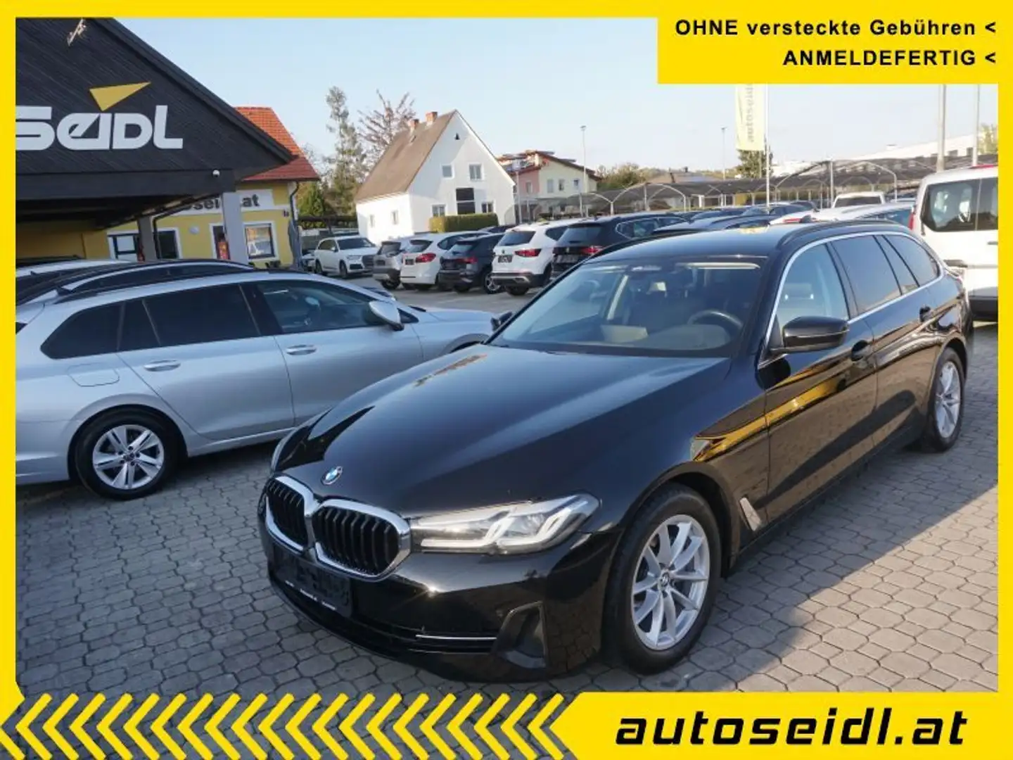 BMW 520 d Touring Aut. *LEDER+NAVI+LED* Schwarz - 1