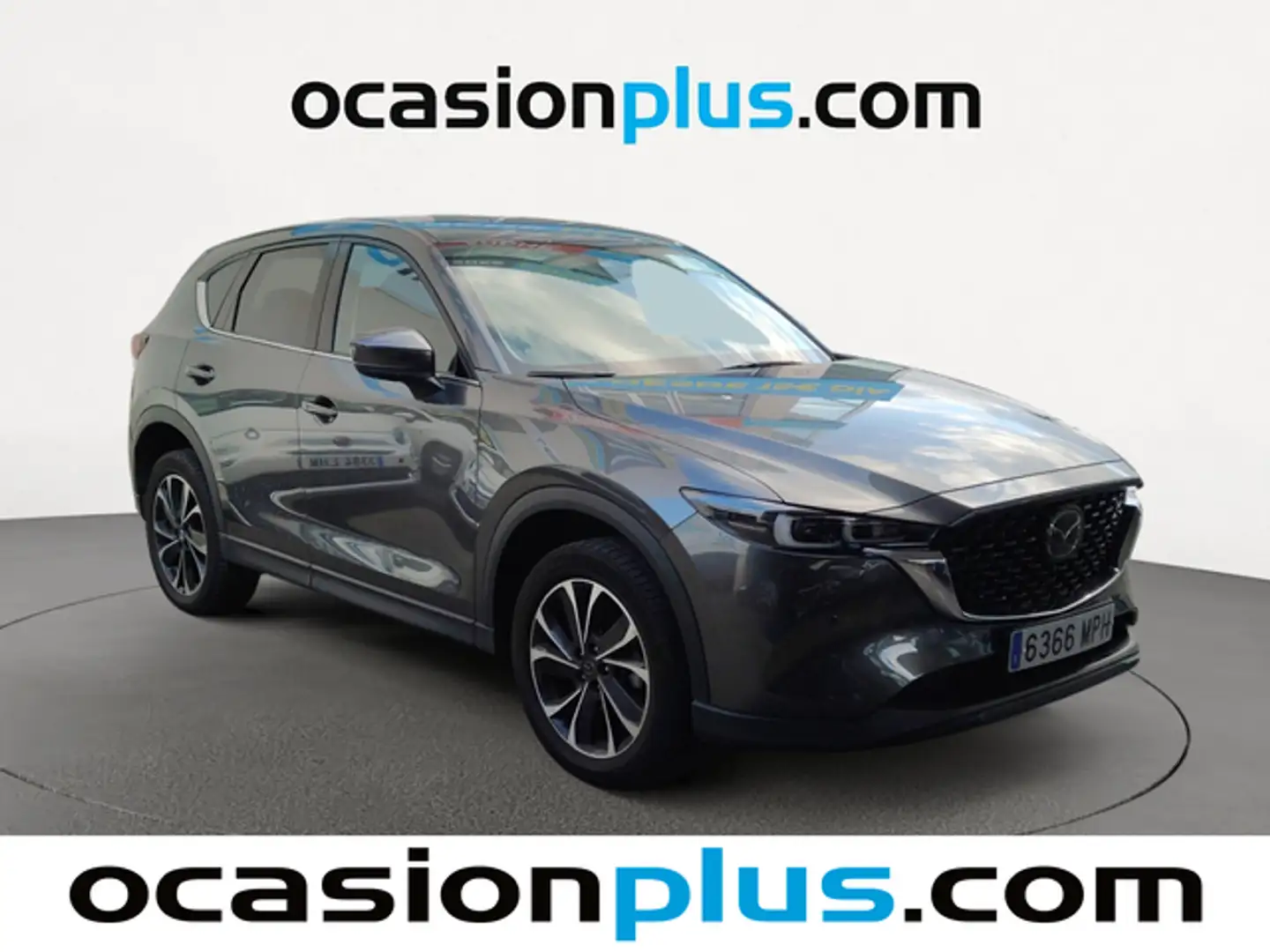 Mazda CX-5 2.0 e-Skyactiv-G MHEV Exclusive-Line 2WD Aut. 121k Gris - 2