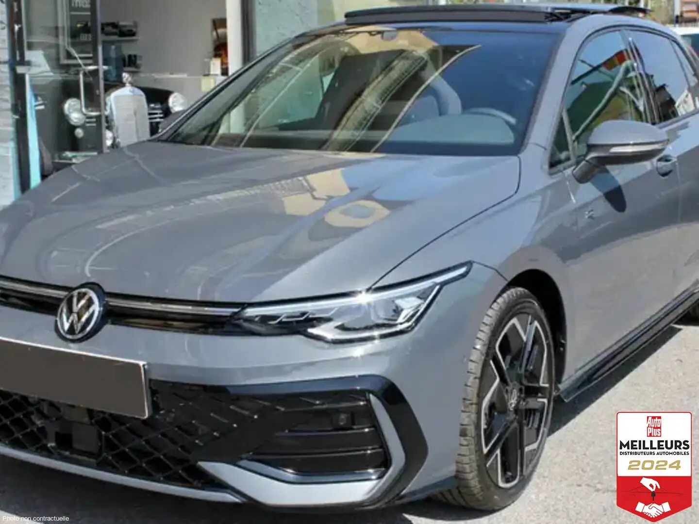 Volkswagen Golf TDI 150 DSG7 R-Line +Pack Hiver +Toit ouvrant +JA  Gris - 1