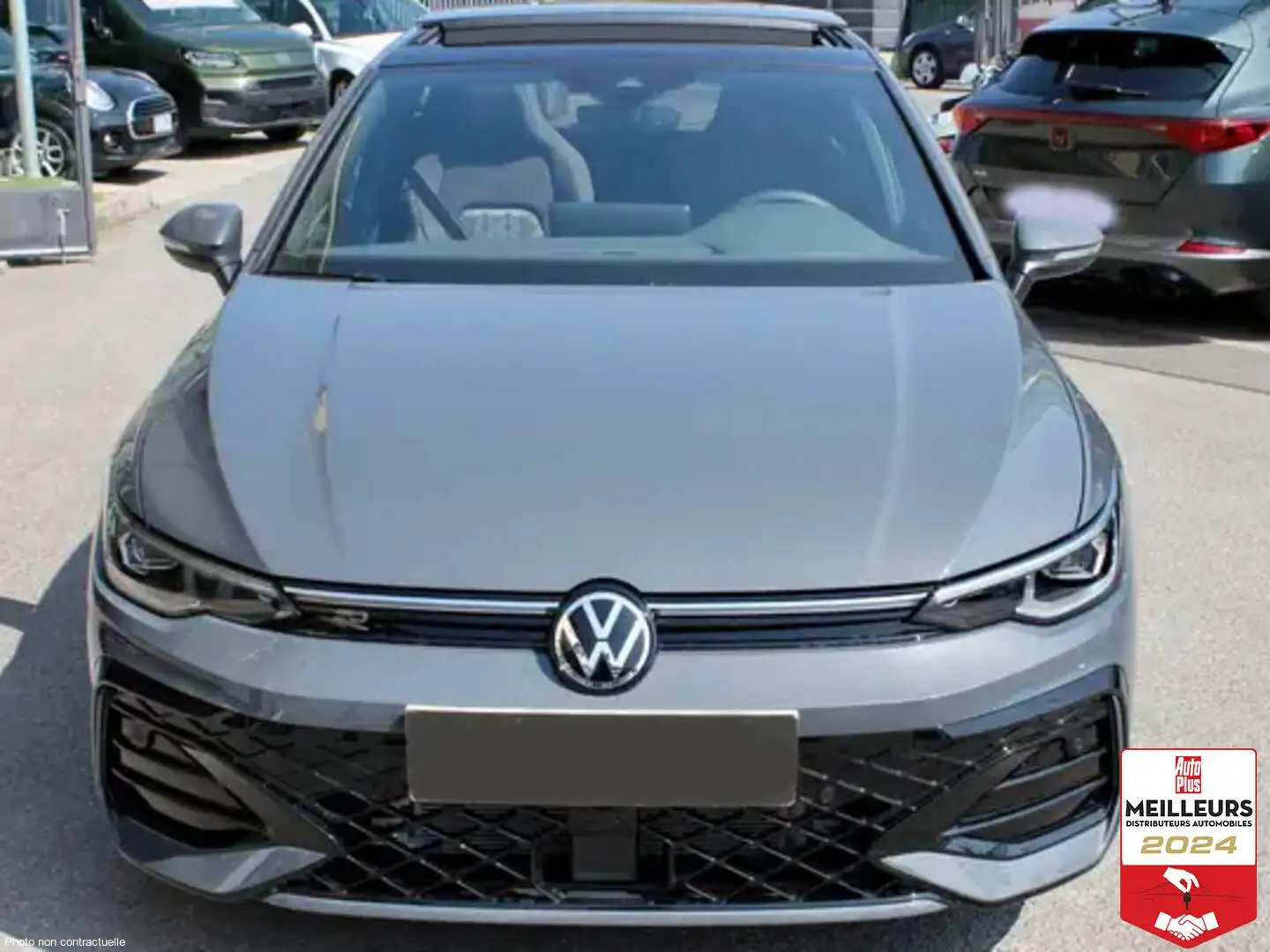 Volkswagen Golf TDI 150 DSG7 R-Line +Pack Hiver +Toit ouvrant +JA  Gris - 2