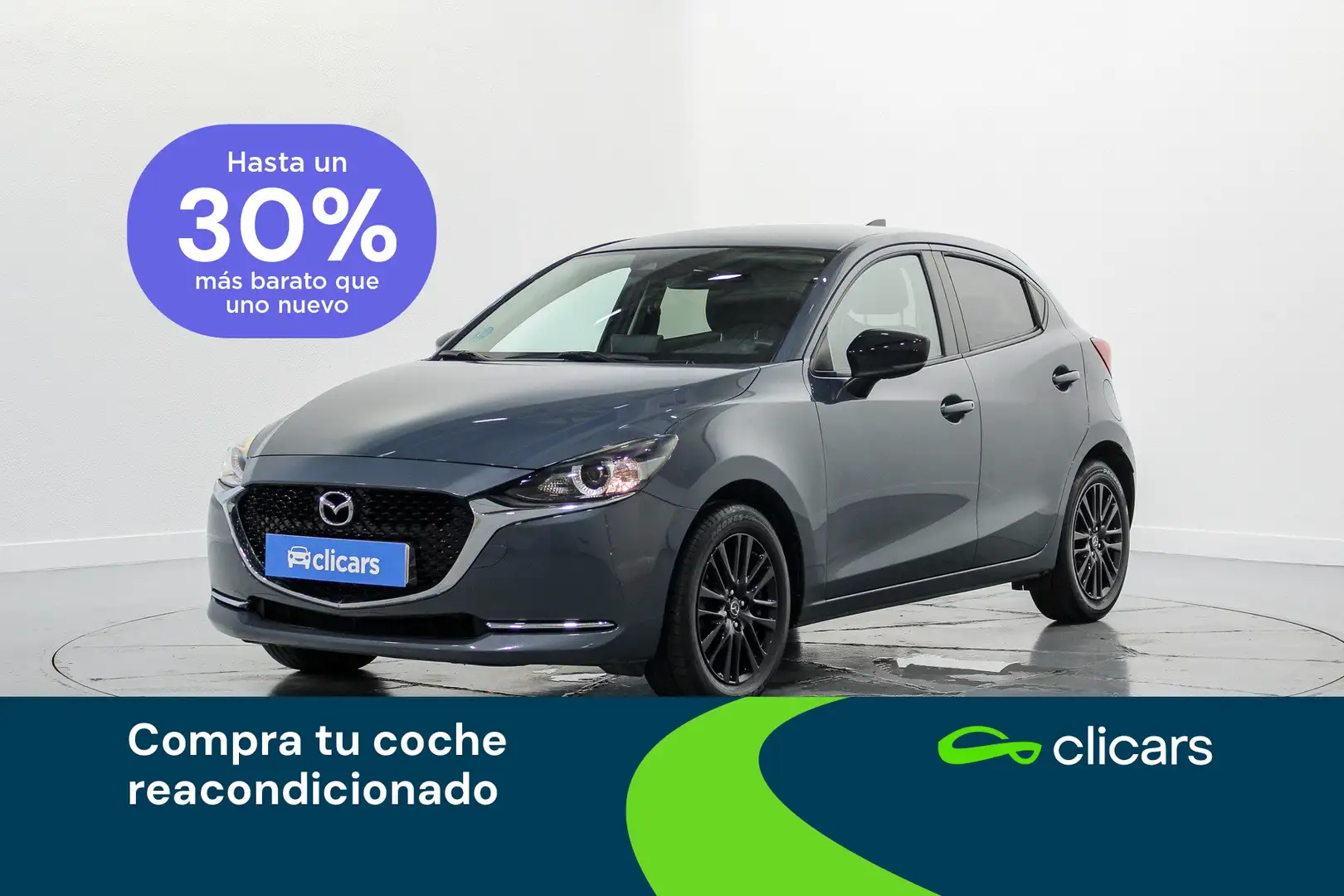 Mazda 2 1.5 e-Skyactiv-g Homura pantalla 7´´ 66kW Azul - 1