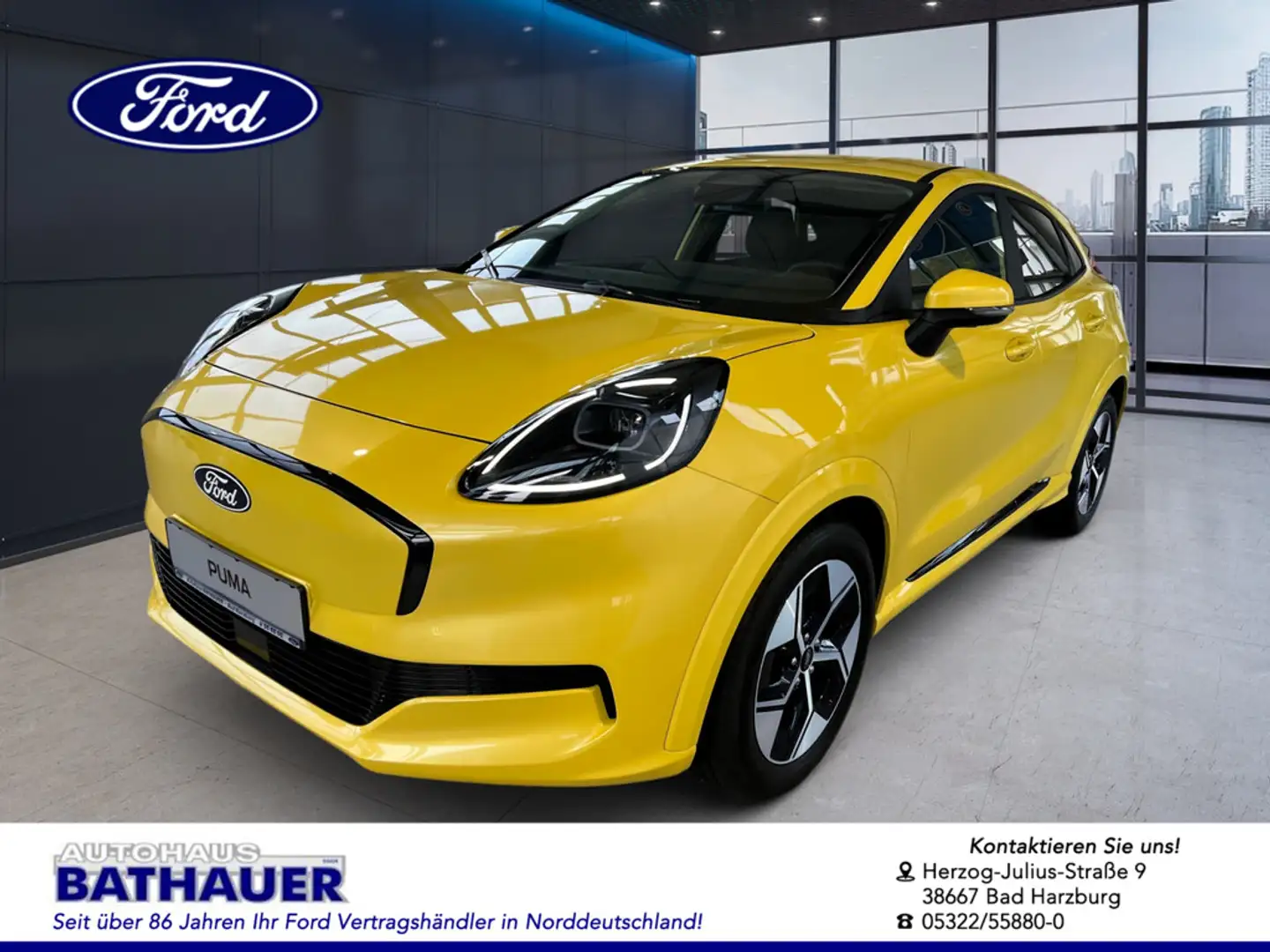 Ford Puma Gen-E Jaune - 1